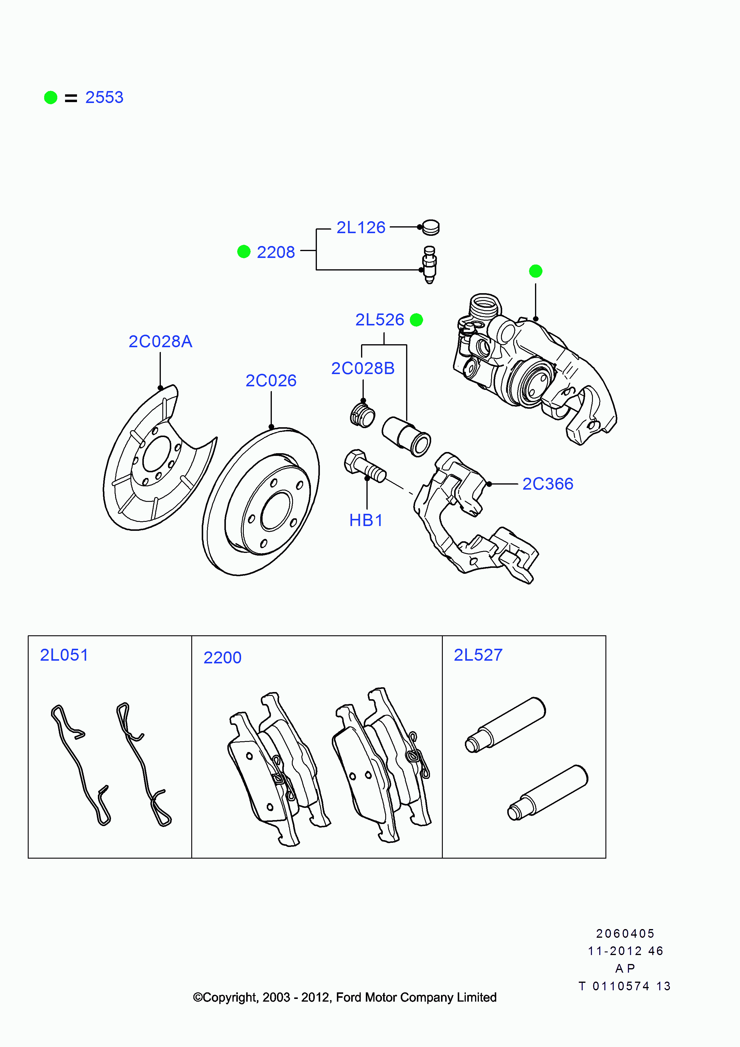 CITROËN 1360254 - Jarrupala, levyjarru inparts.fi