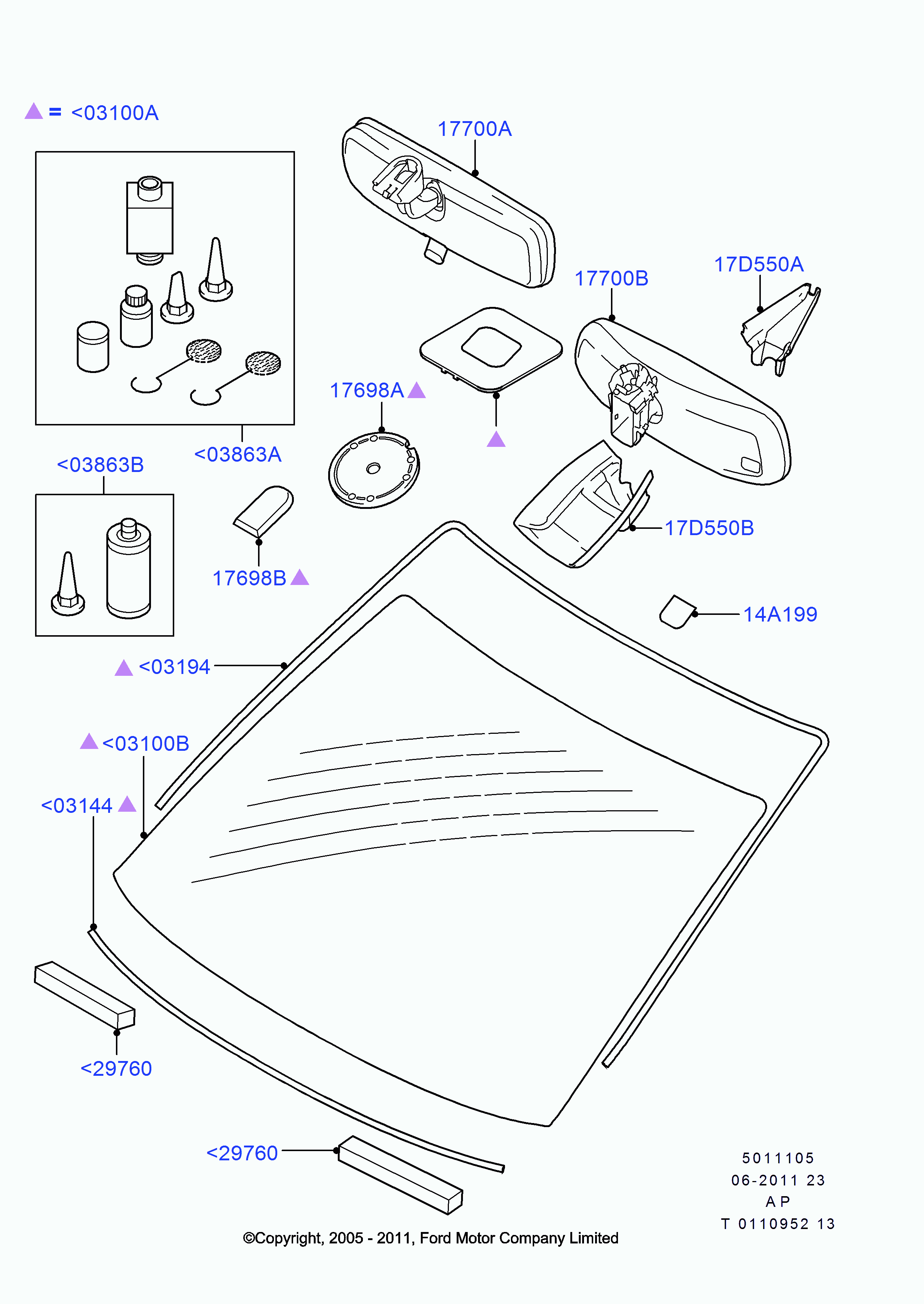 FORD 1721558 - Tuulilasi inparts.fi