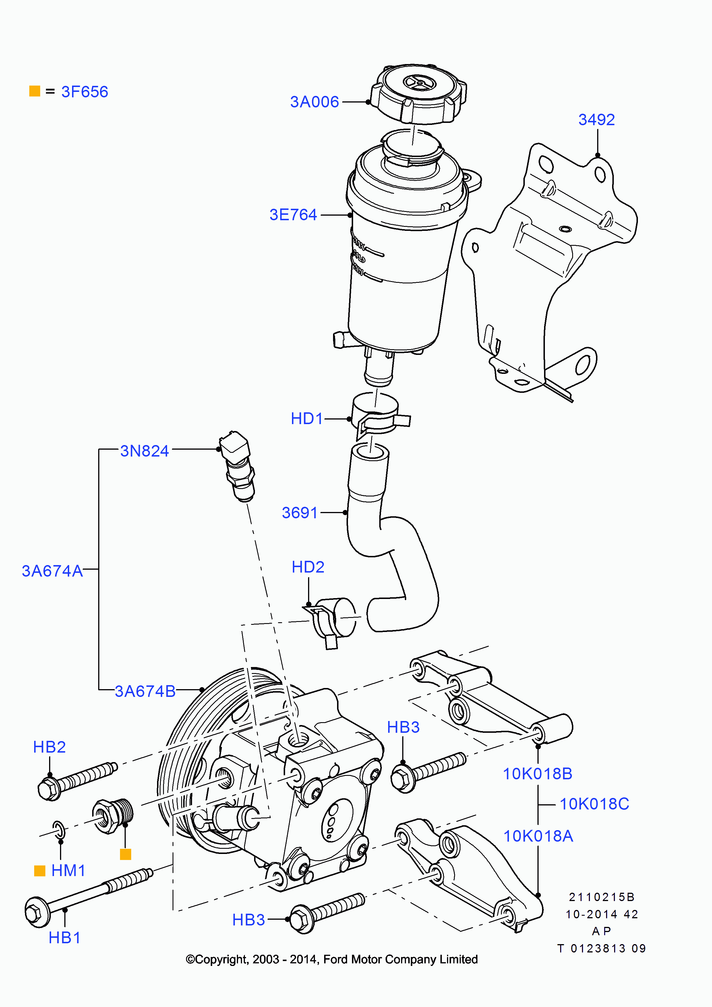 FORD 1076647 - Painekatkaisija, servo-ohjaus inparts.fi