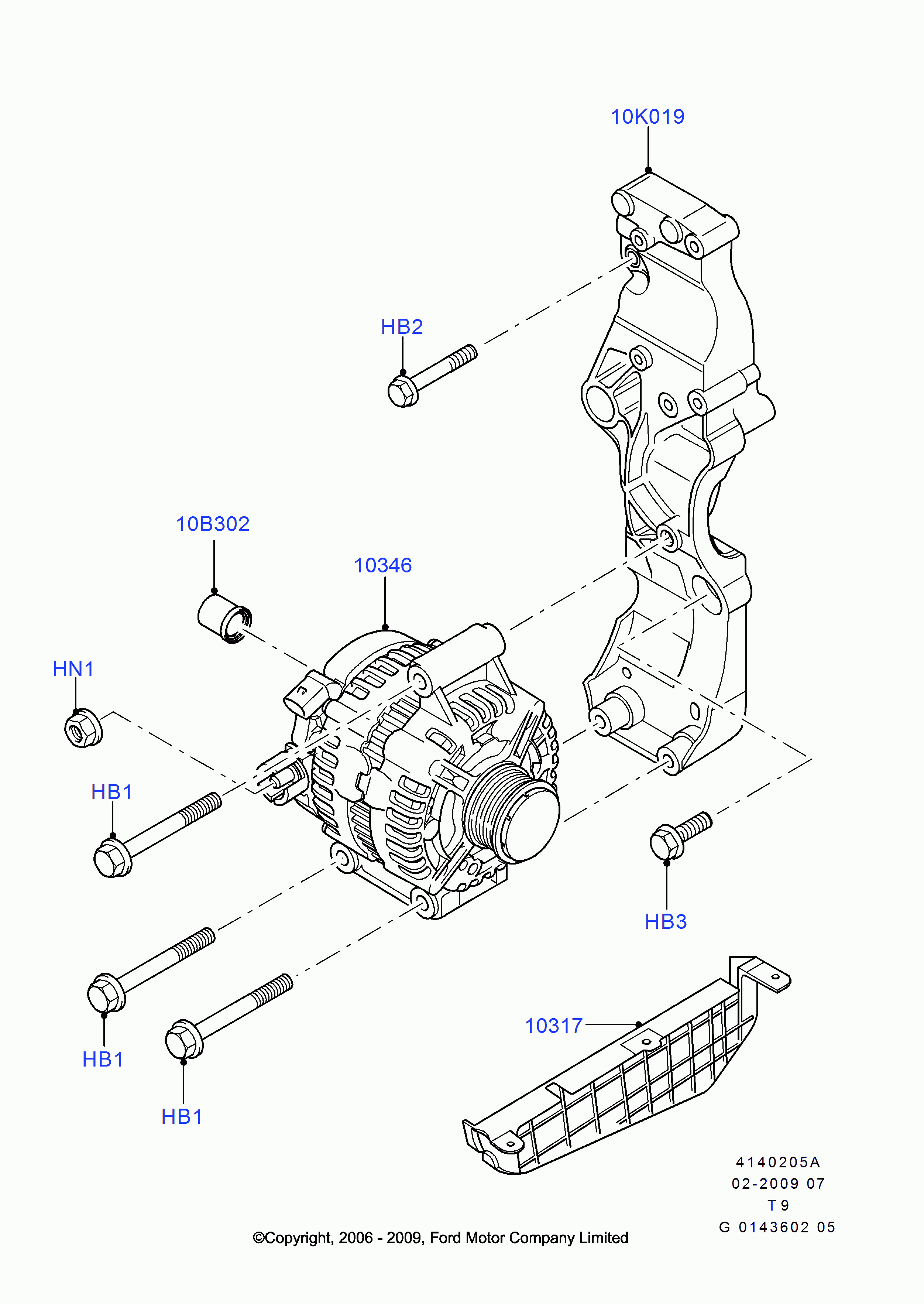 FORD 1 747 021 - Laturi inparts.fi