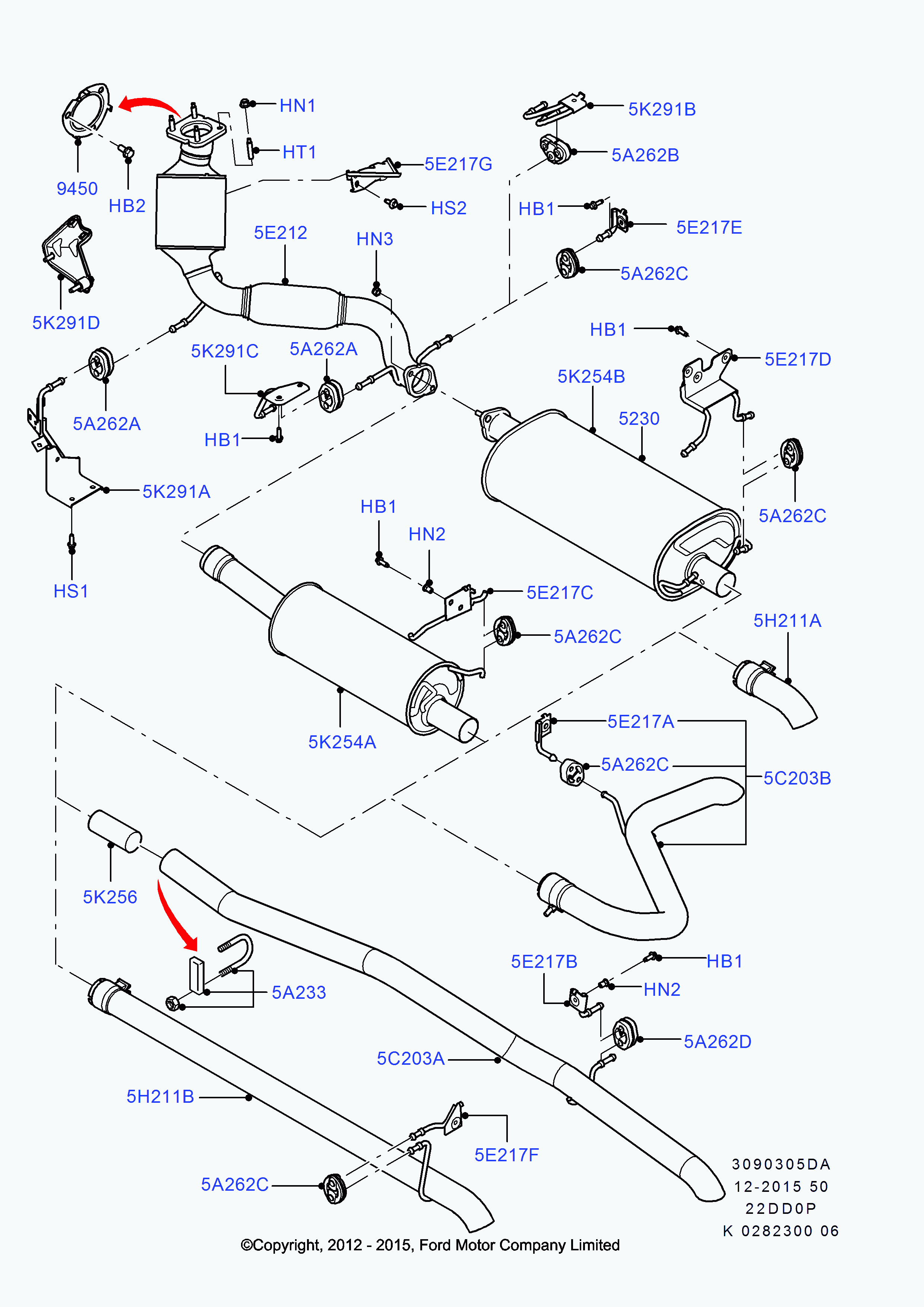 FORD 1 048 511 - Putkenliitin, pakoputkisto inparts.fi