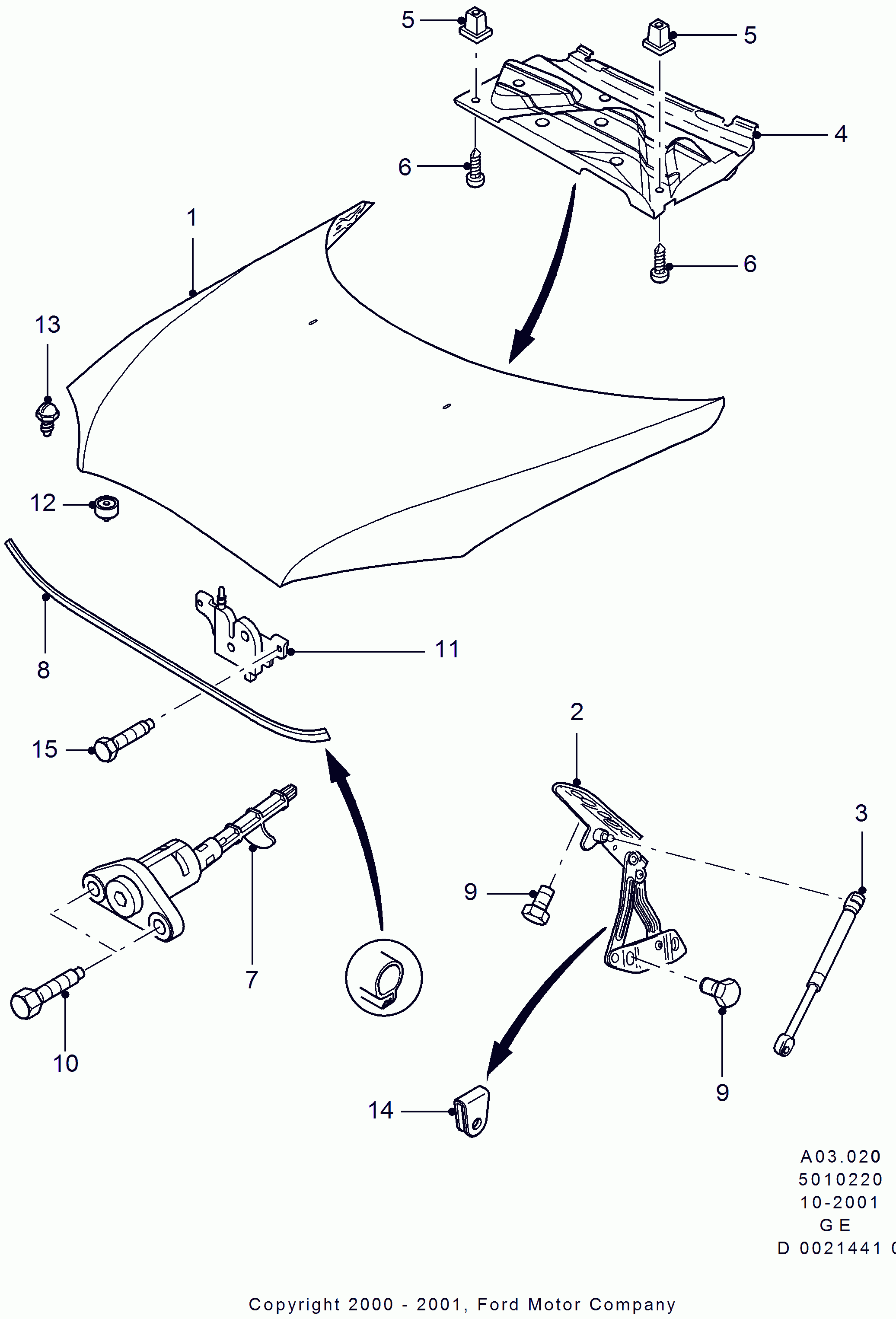 FORD 1118533 - Konepelti inparts.fi