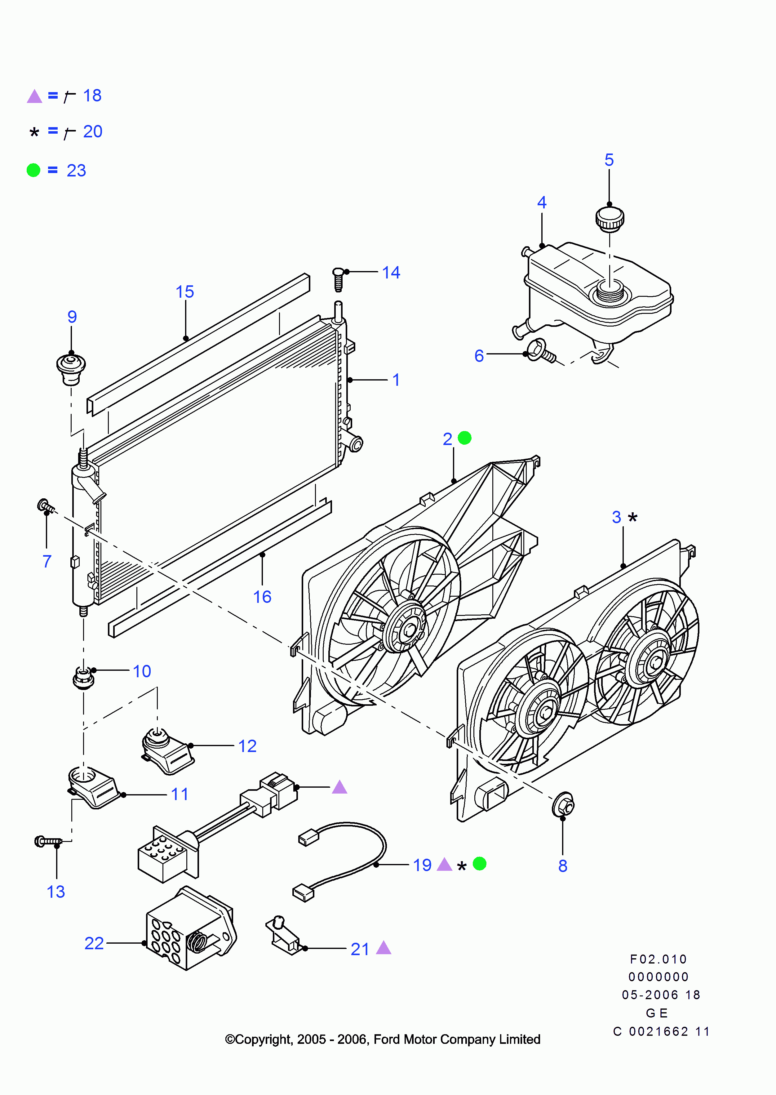 FORD 1117755 - Nestesäiliö, jäähdytysneste inparts.fi