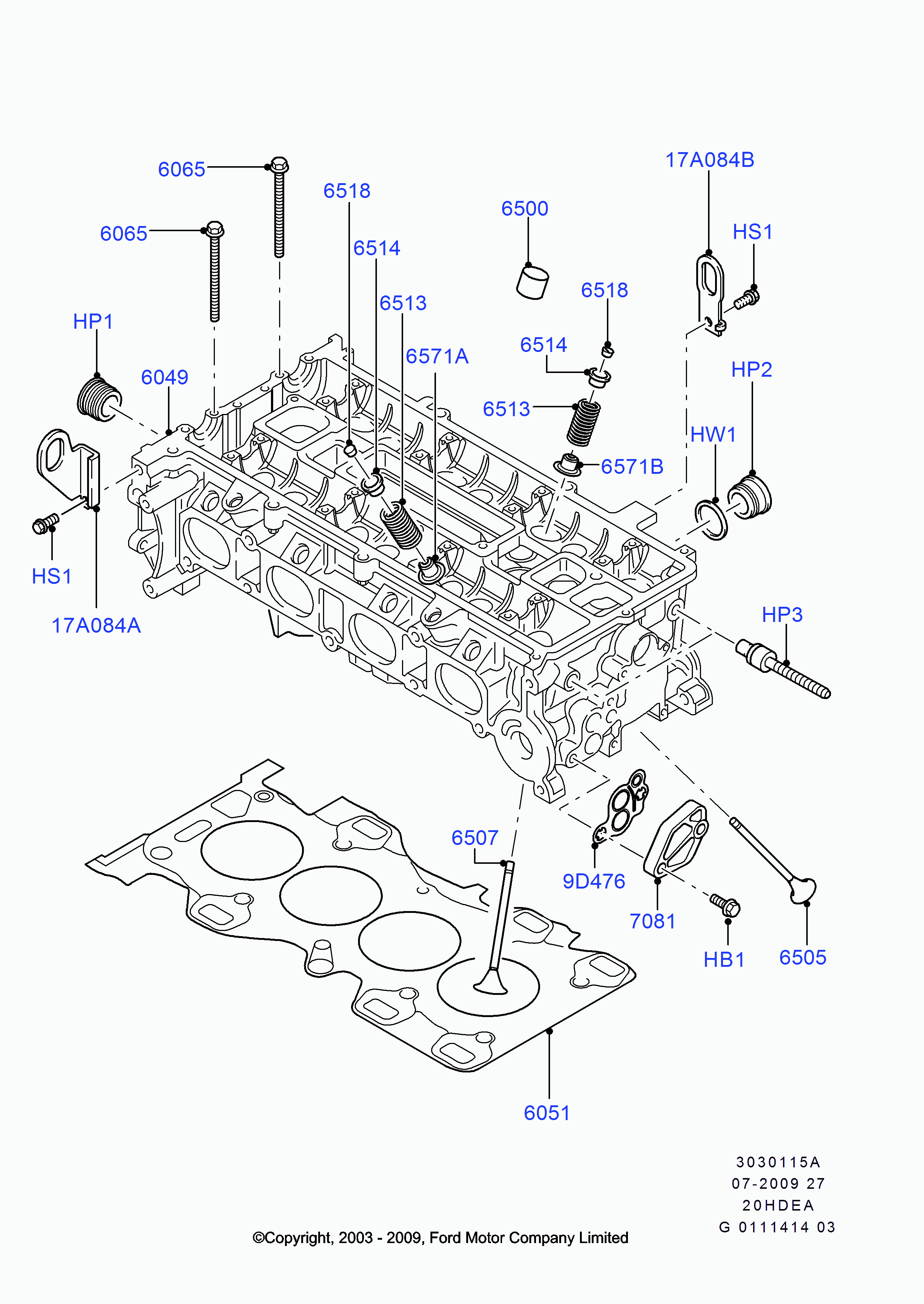 FORD 1 206 655 - Tiiviste, venttiilivarsi inparts.fi