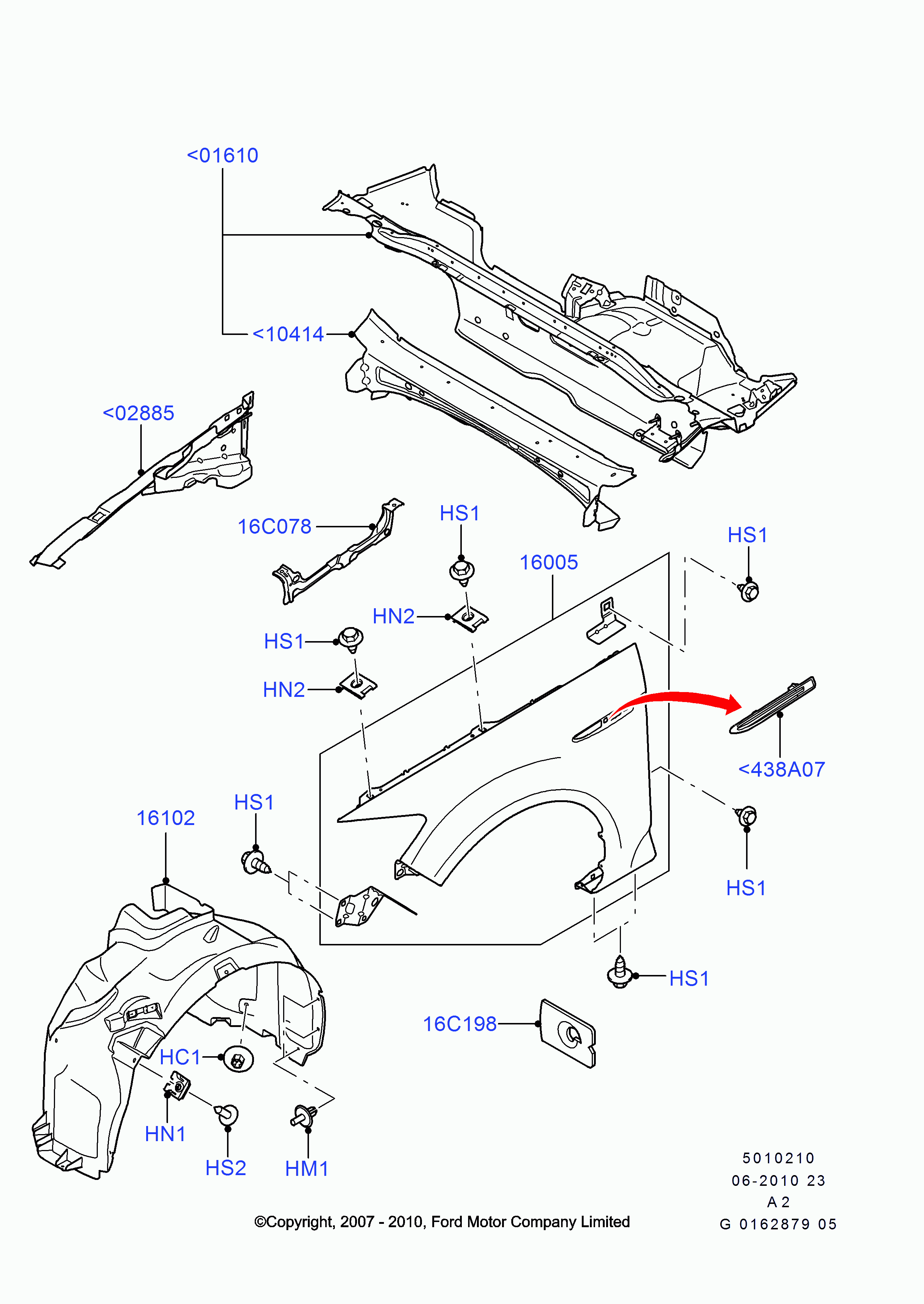 FORD 1702313 - Lokasuoja inparts.fi