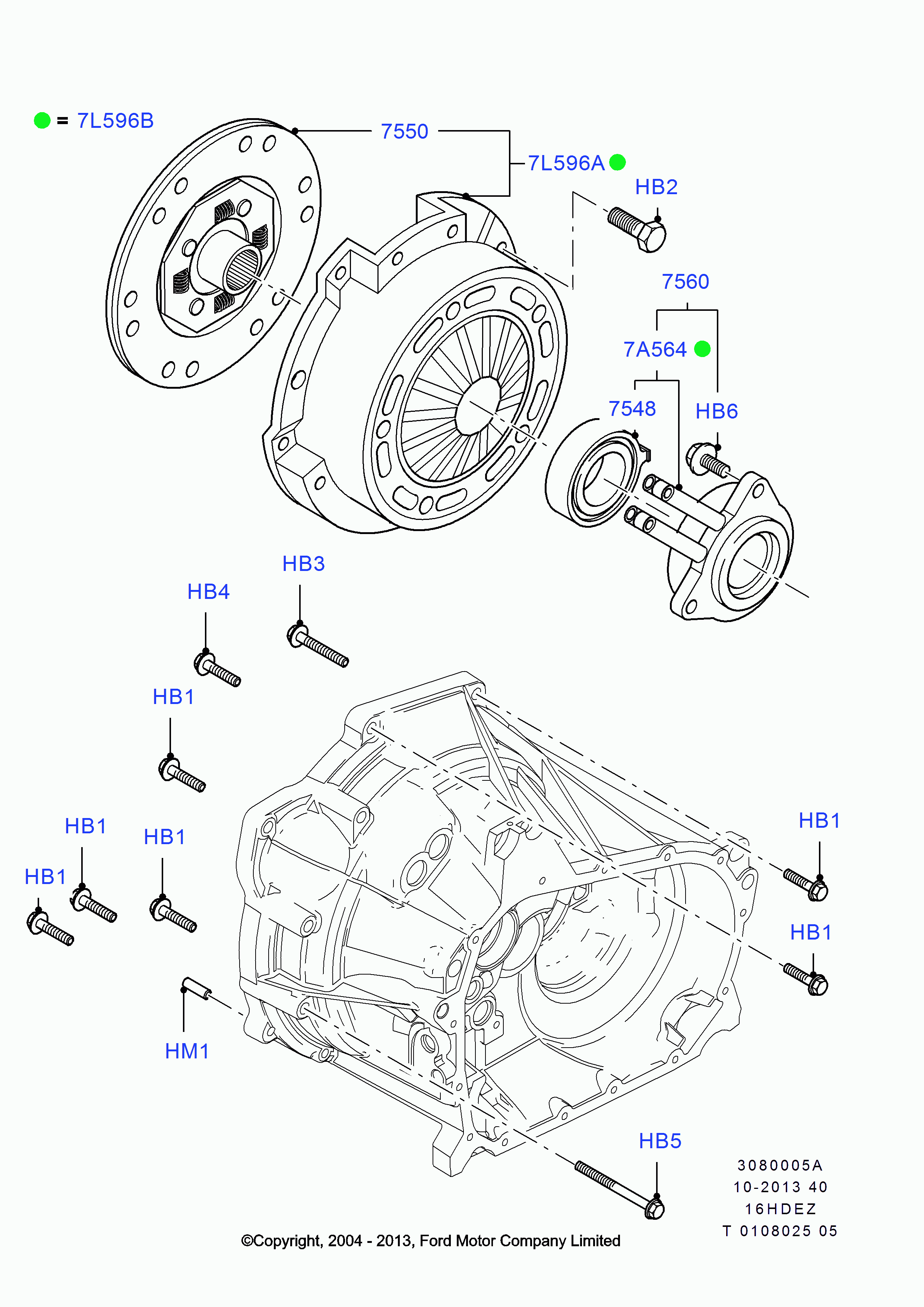 FORD 1387435 - Kytkinlevy inparts.fi