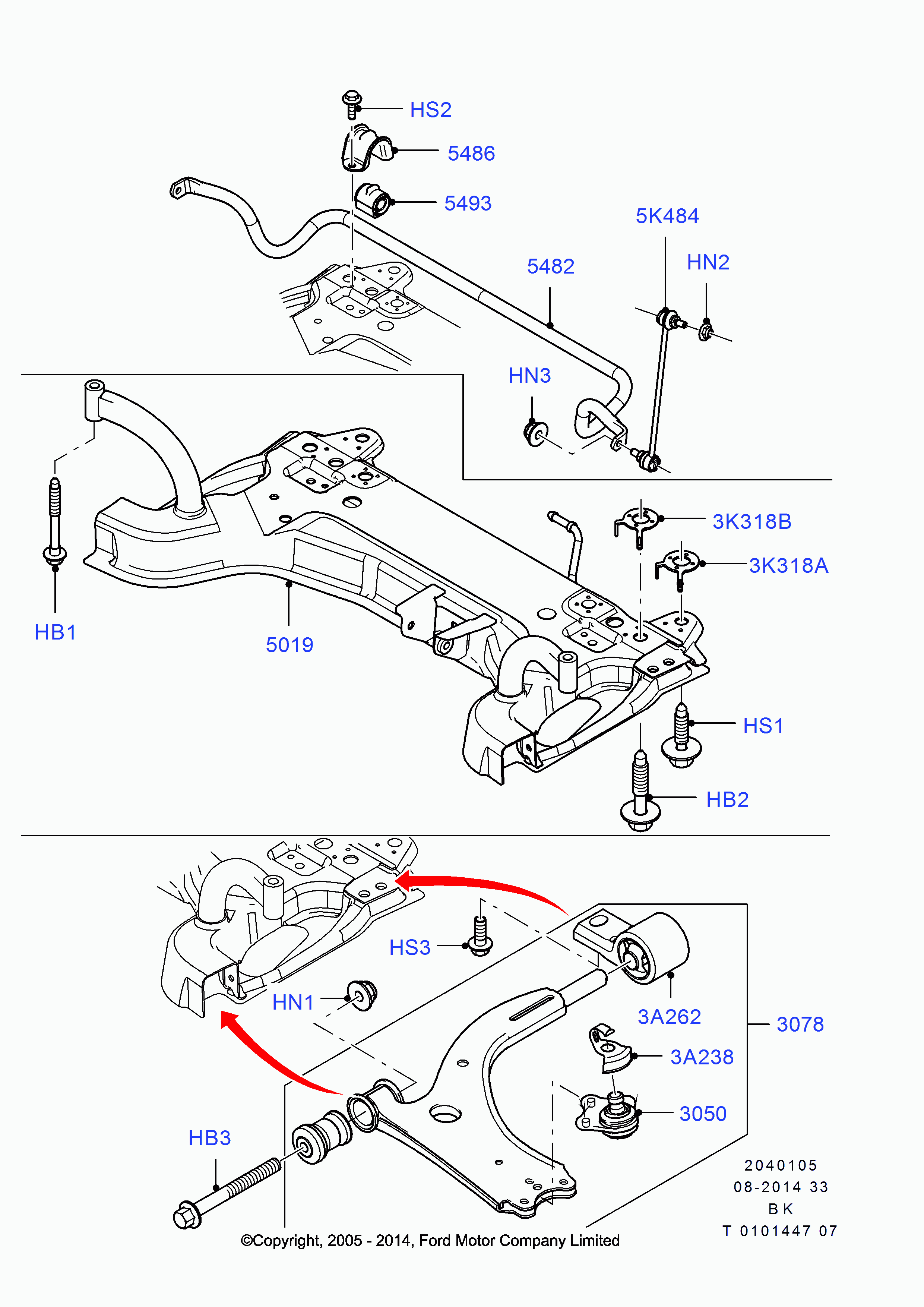 FORD 1882988 - Laakerihela, tukivarsi inparts.fi