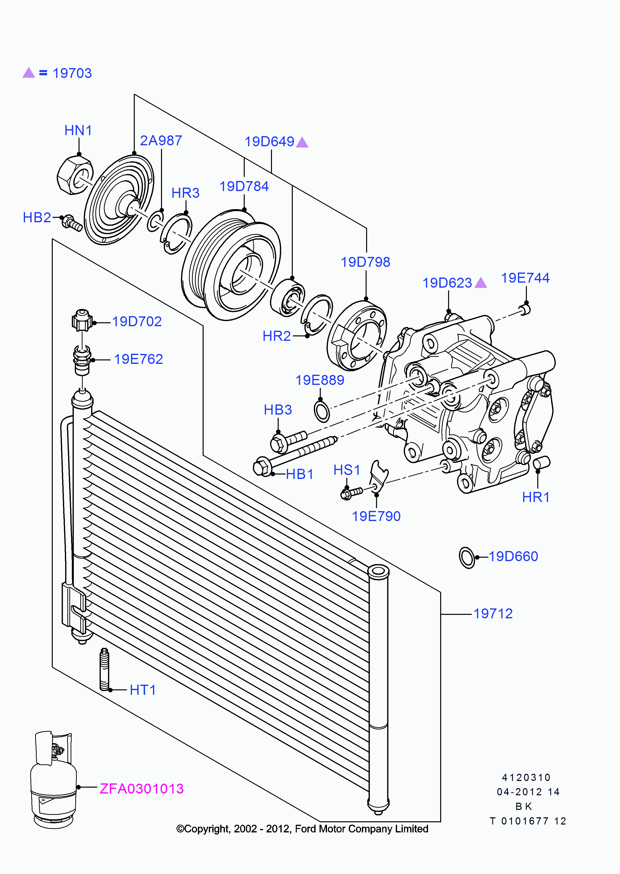 FORD 1 681 193 - Kompressori, ilmastointilaite inparts.fi