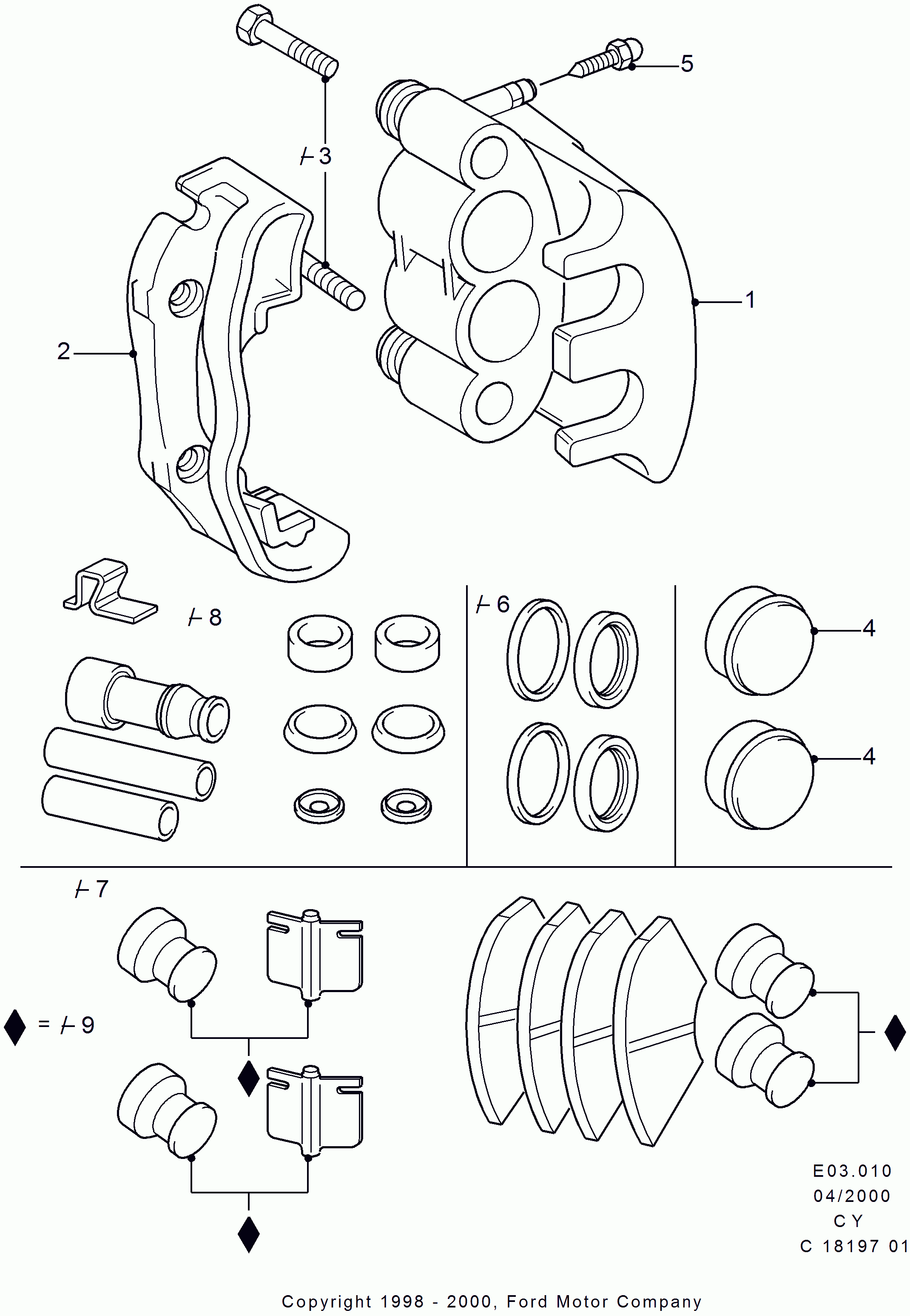 FORD 5023486 - Jarrupala, levyjarru inparts.fi