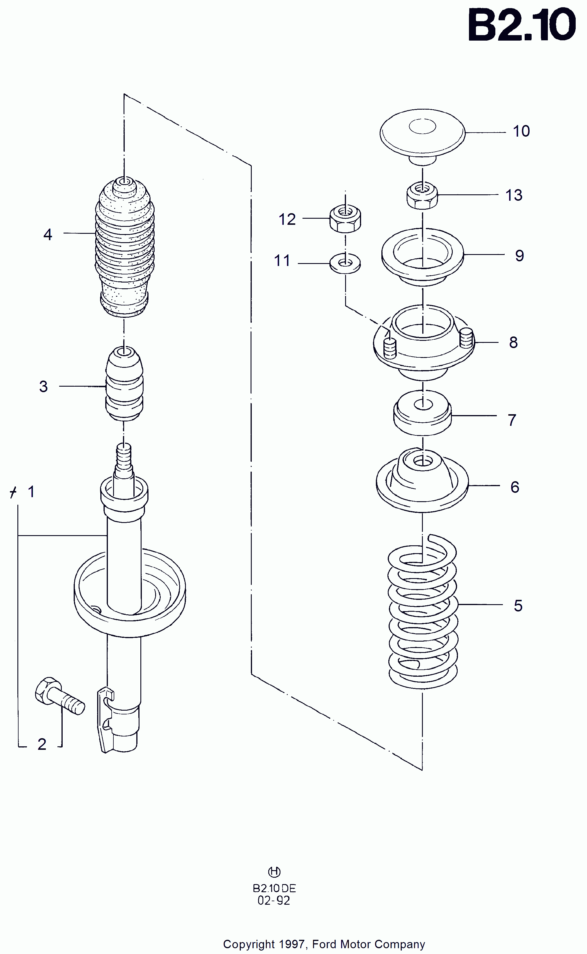 FORD 6187101 - Pölysuojasarja, iskunvaimennin inparts.fi