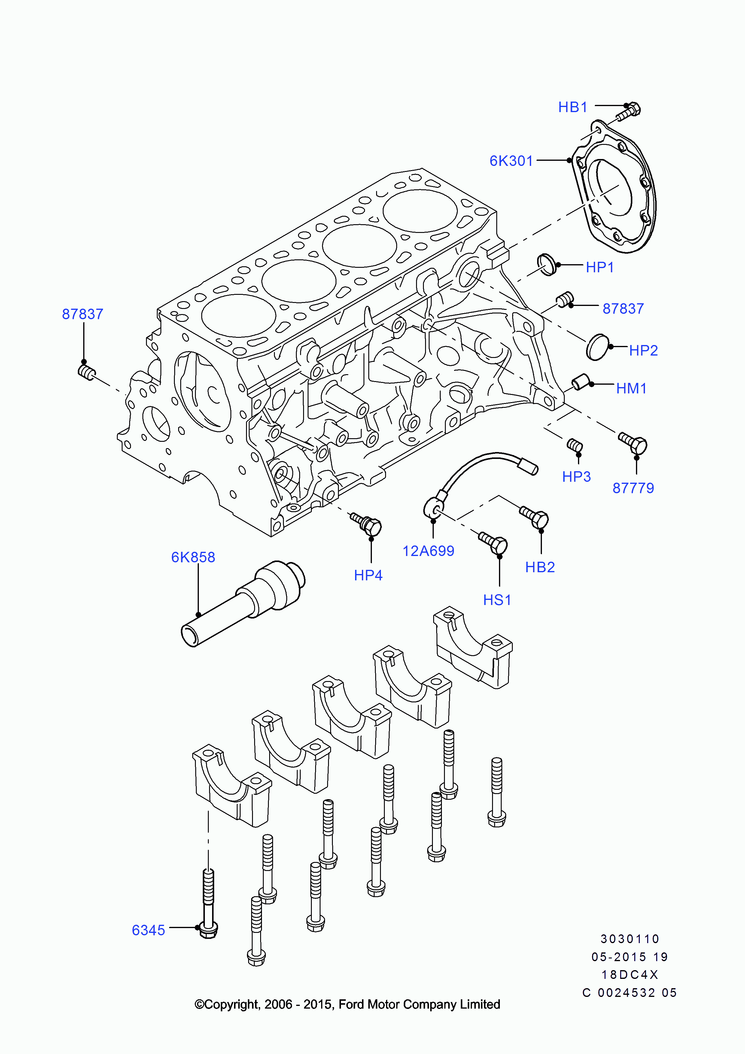 FORD 1 374 710 - Nakutustunnistin inparts.fi