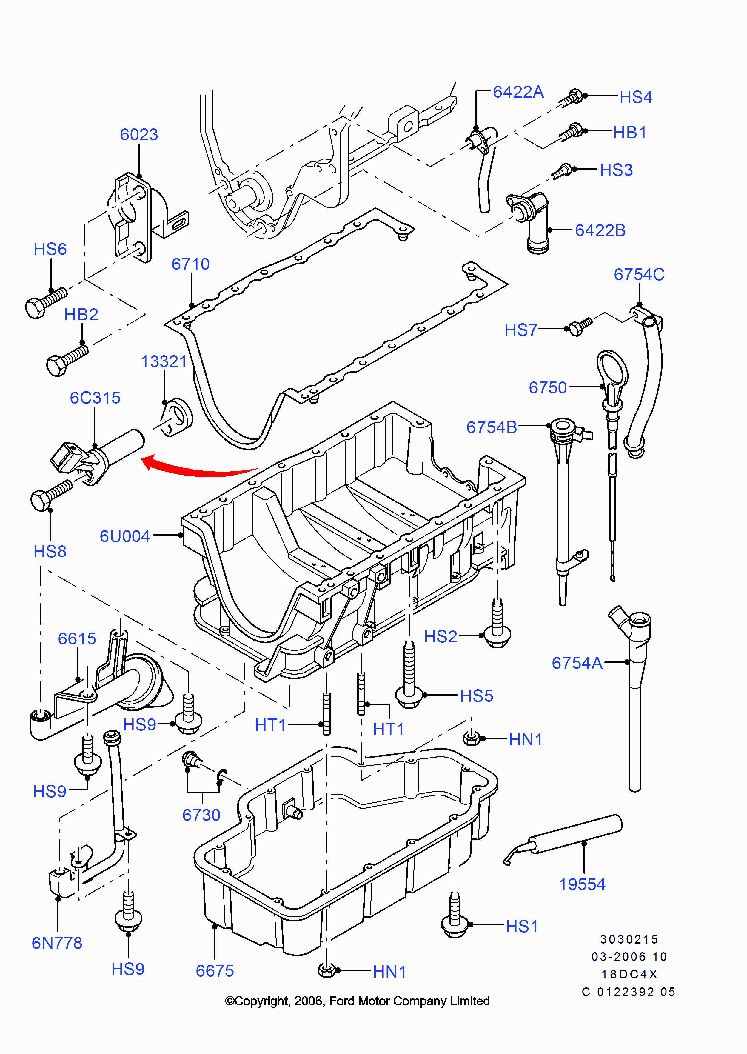 FORD 1131122 - Jäähdyttimen letku inparts.fi