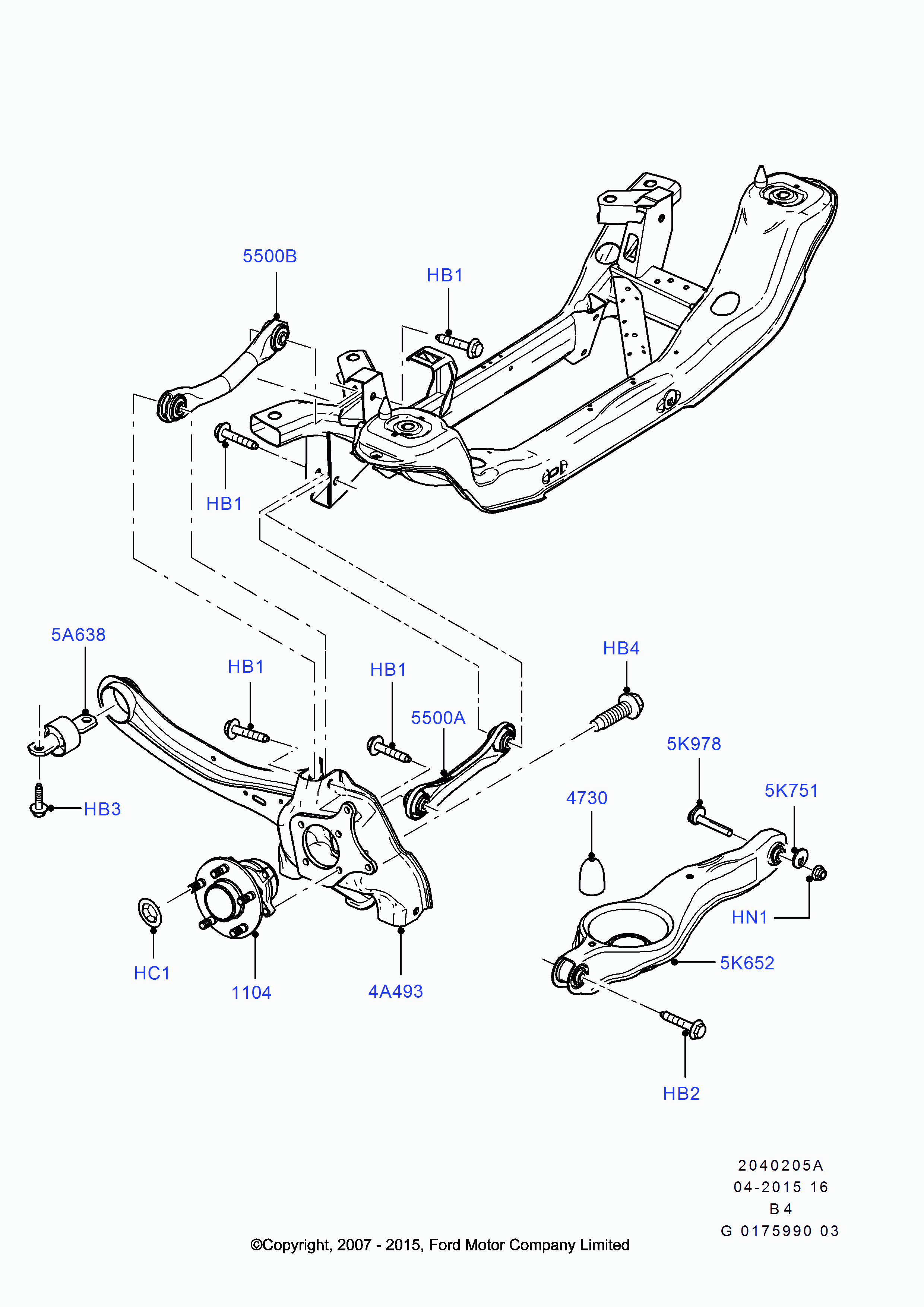 FORD 1 548 460 - Tukivarsi, pyöräntuenta inparts.fi