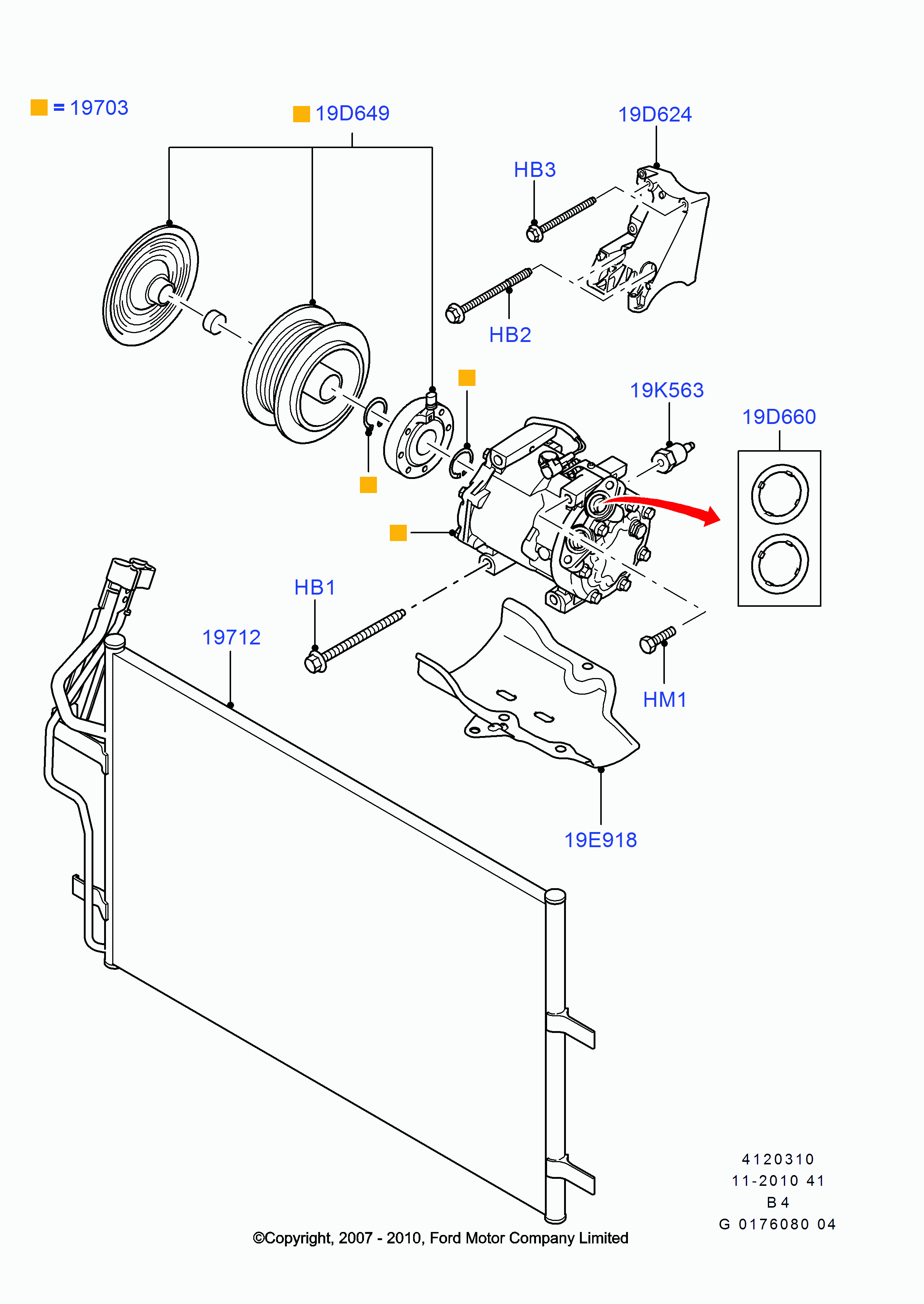 FORD 1 678 412 - Kompressori, ilmastointilaite inparts.fi