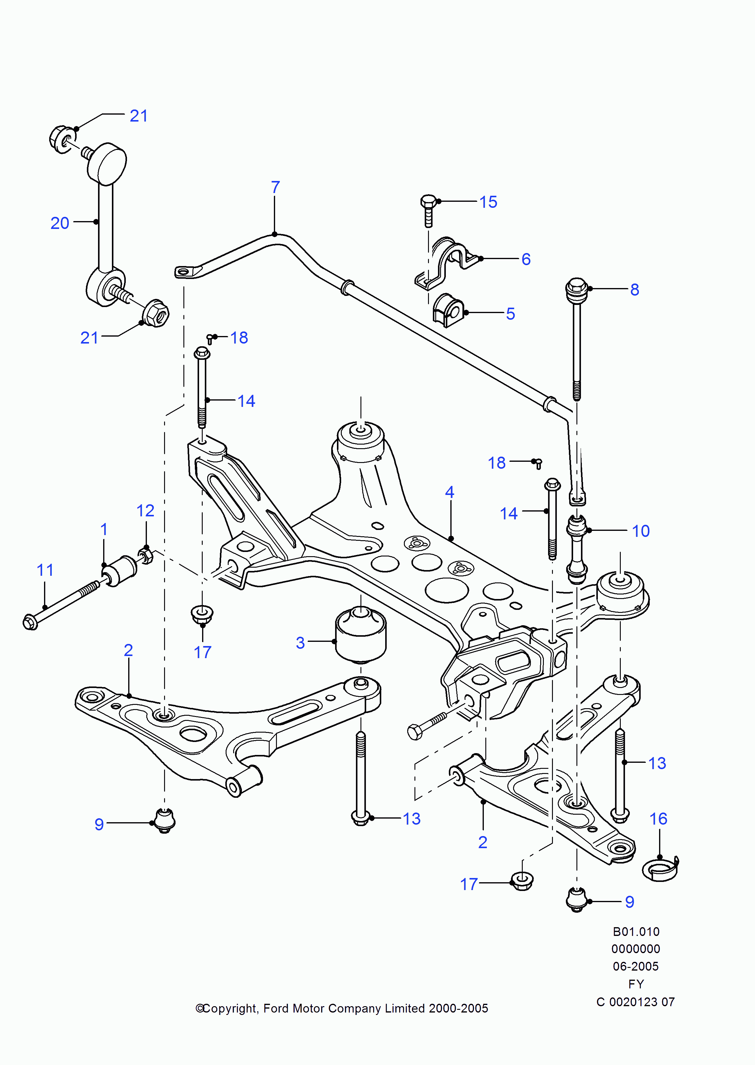 FORD 1495713 - Tukivarren hela inparts.fi