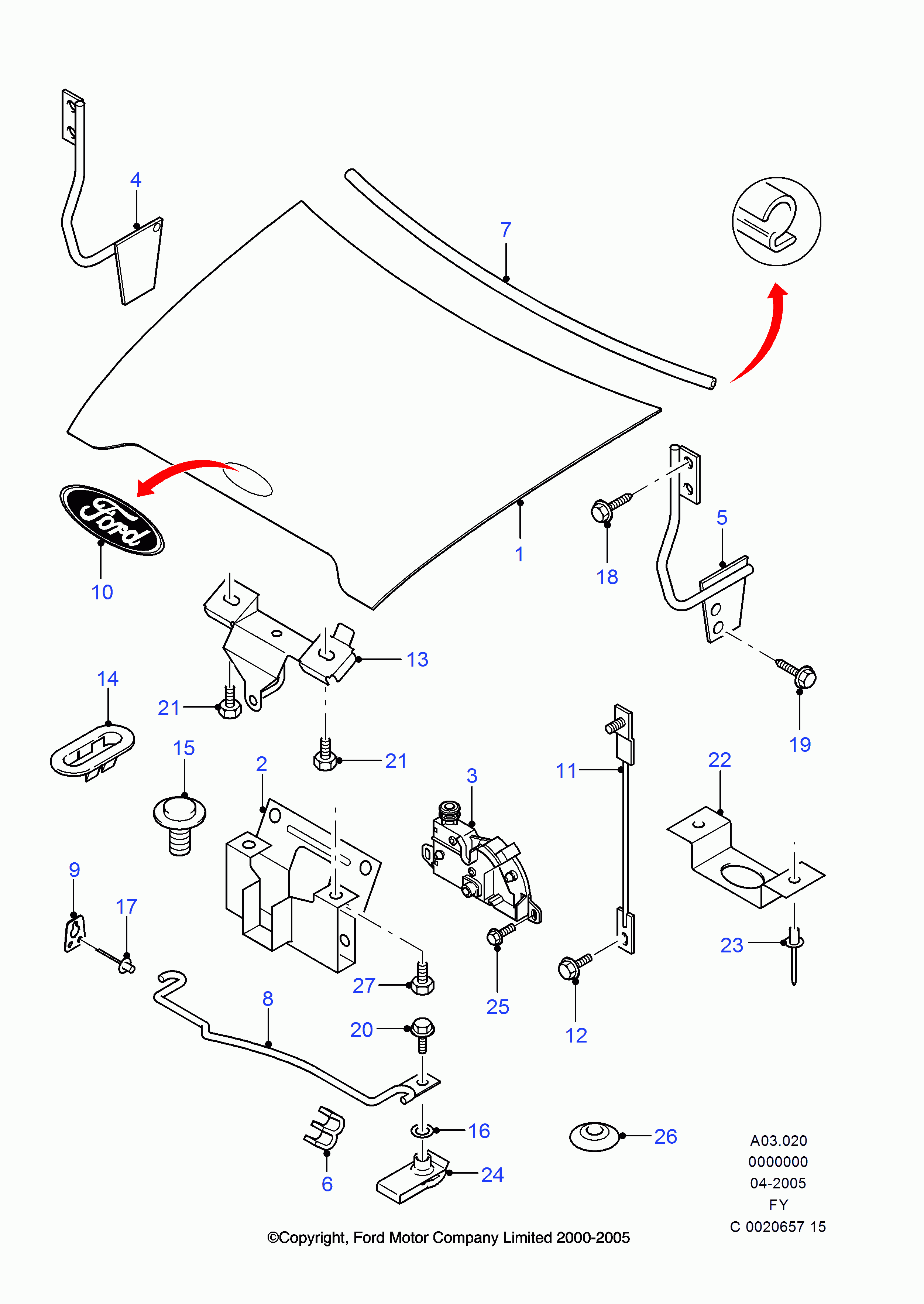 FORD 1 779 943 - Keulamerkki inparts.fi