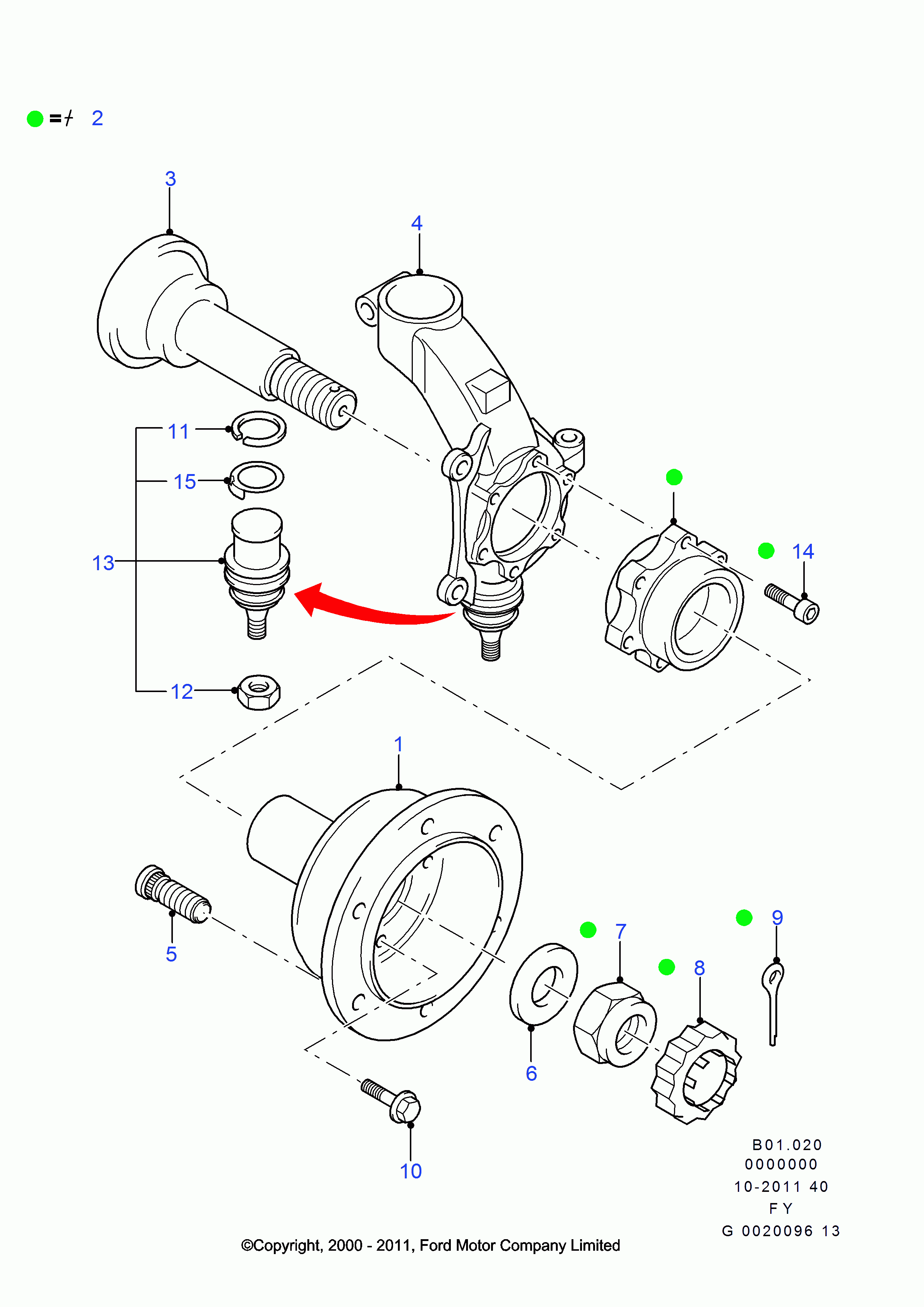 FORD 4372383 - Pallonivel inparts.fi