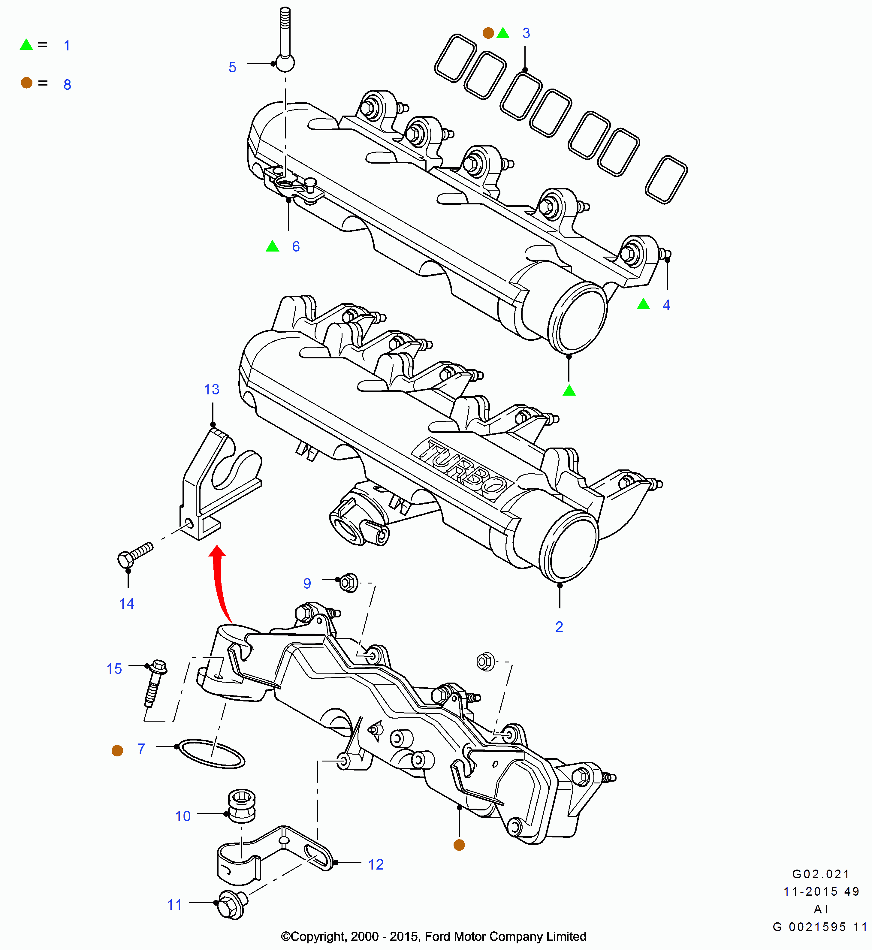 FORD 1 316 713 - Tiiviste, imusarjan kotelo inparts.fi