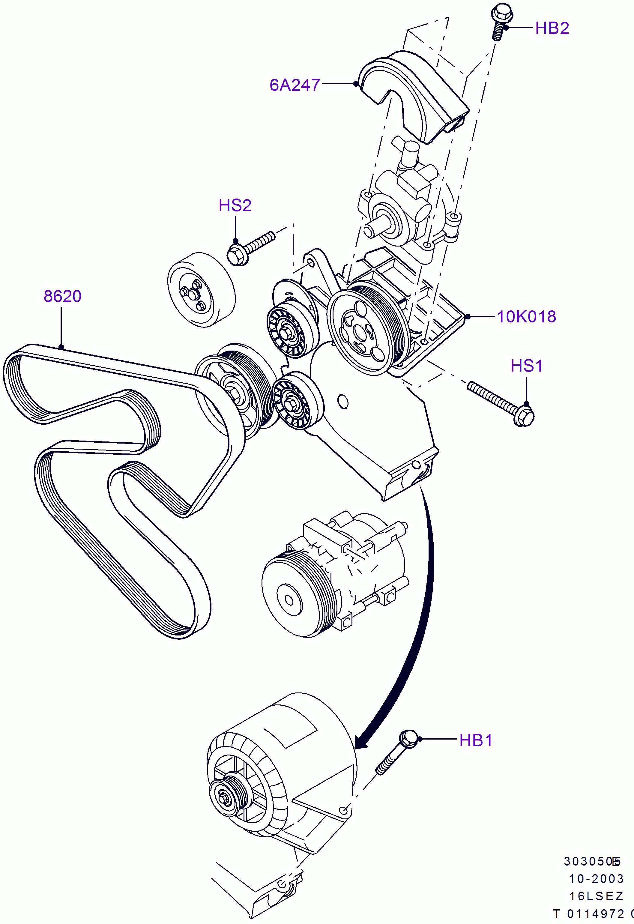 Chevrolet 1089877 - Moniurahihna inparts.fi