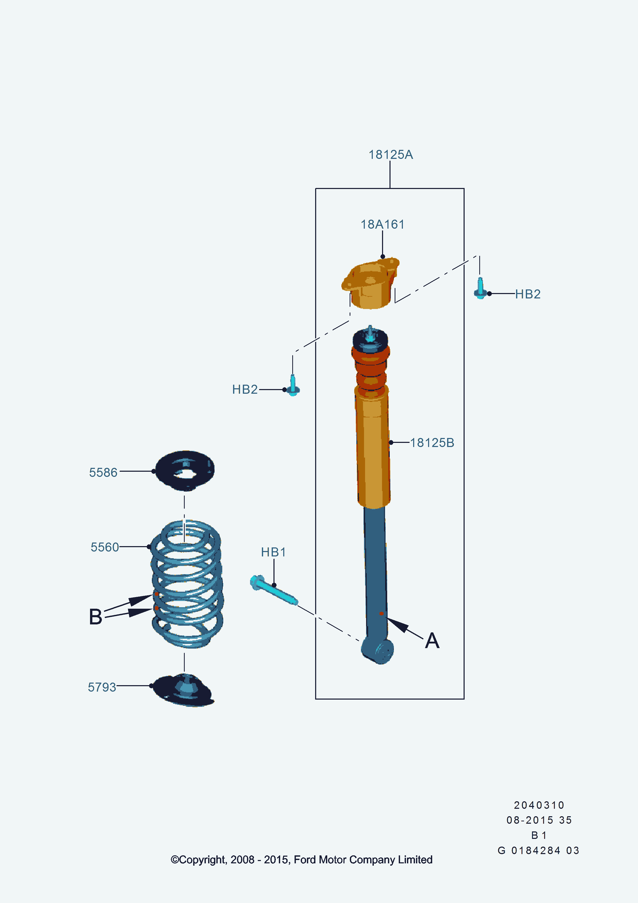 FORD 1754841 - Iskunvaimennin inparts.fi