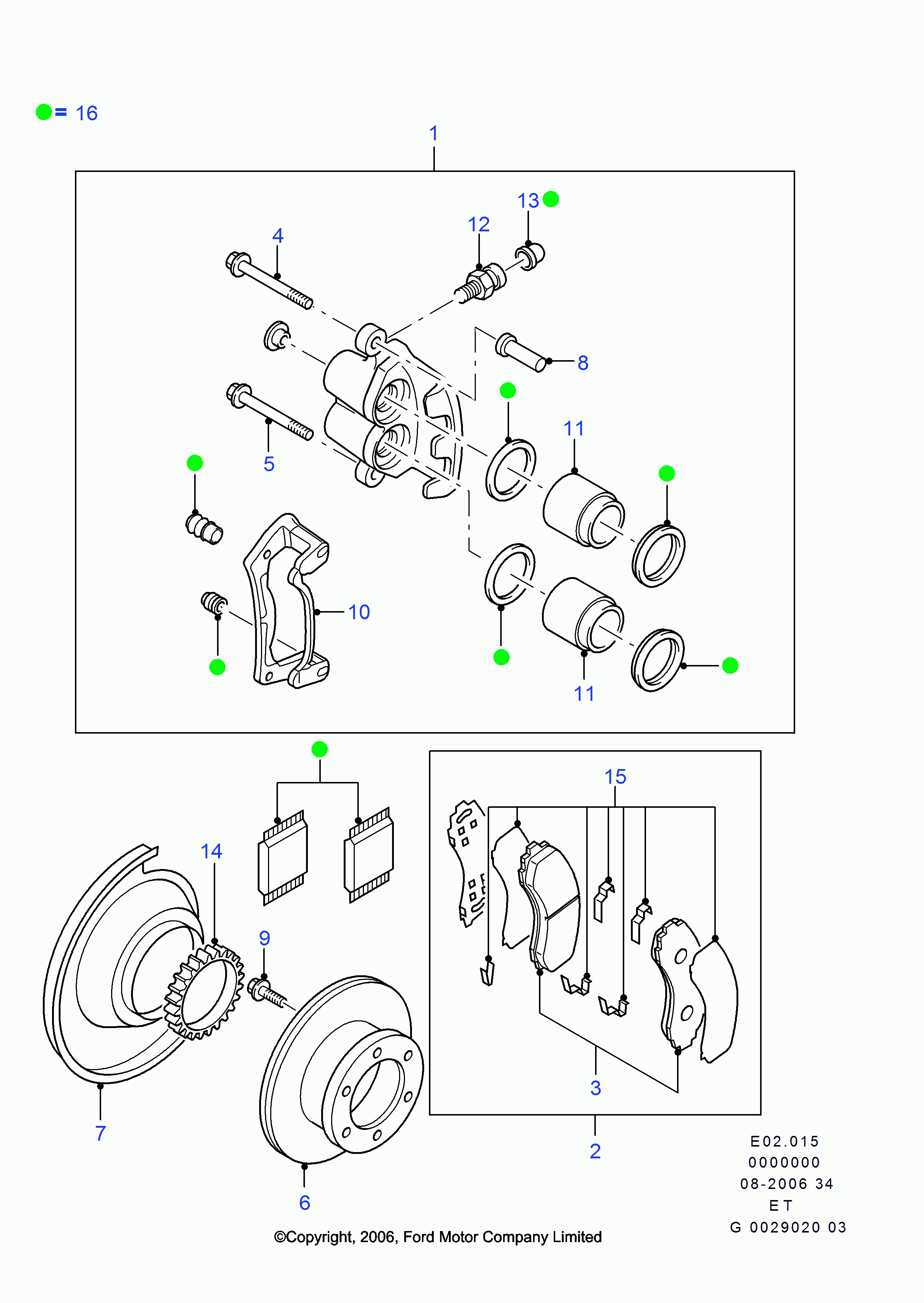 MAZDA 1490412 - Jarrulevy inparts.fi