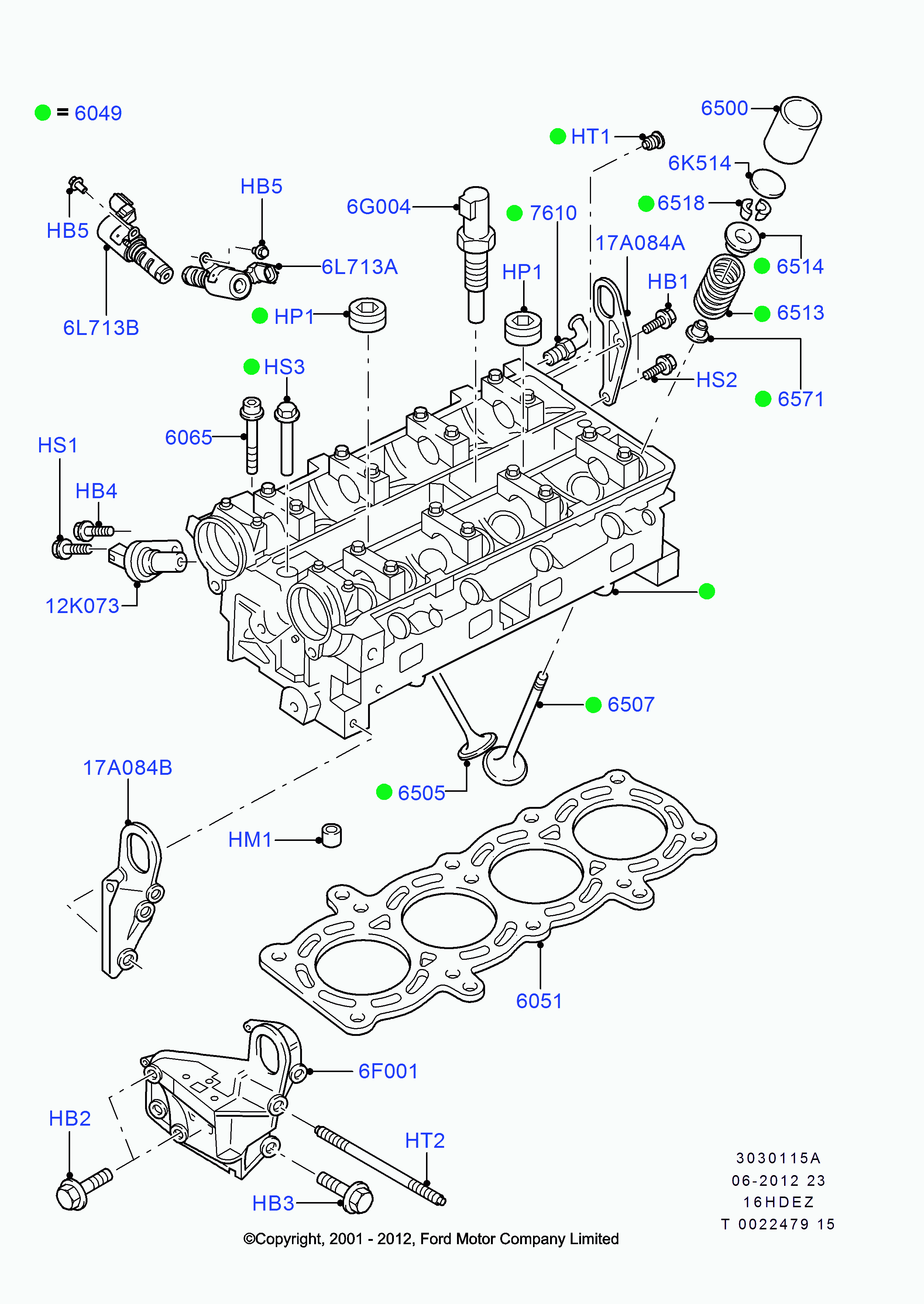 FORD 5040463 - Tunnistin, jäähdytysnesteen lämpötila inparts.fi