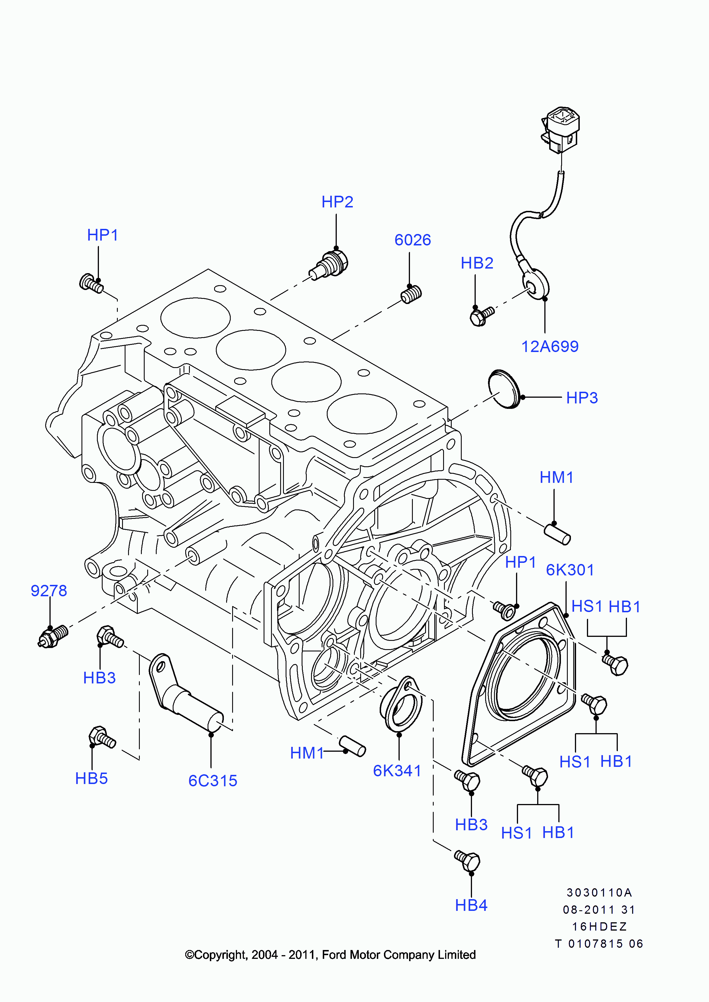 FORD 1 068 159 - Nakutustunnistin inparts.fi