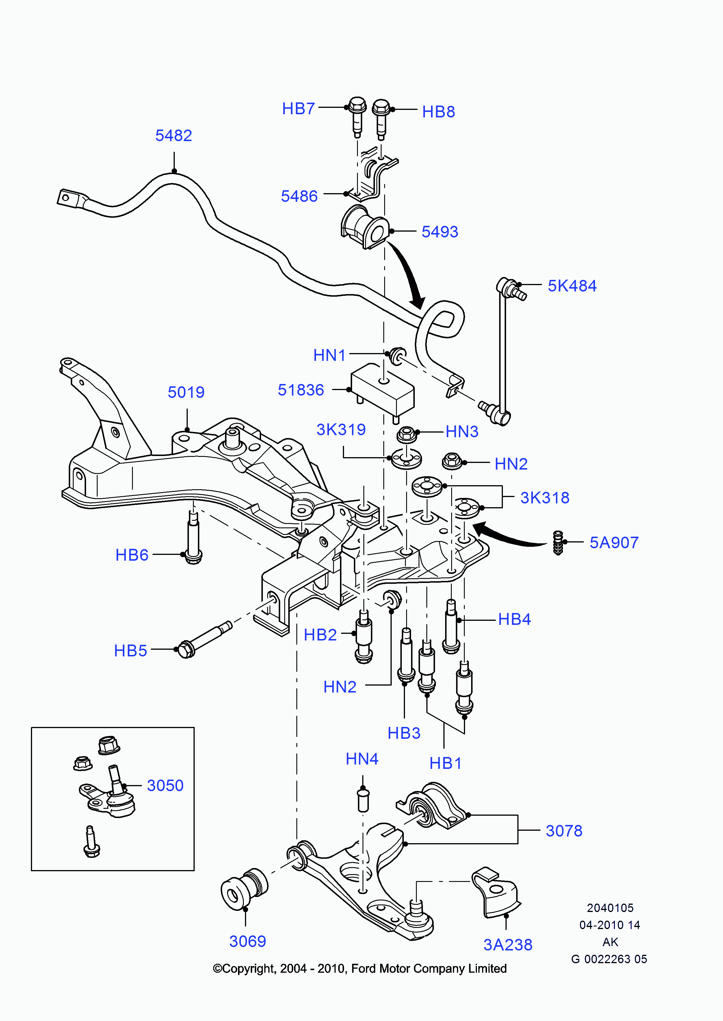 FORD 1207973* - Tukivarsi, pyöräntuenta inparts.fi