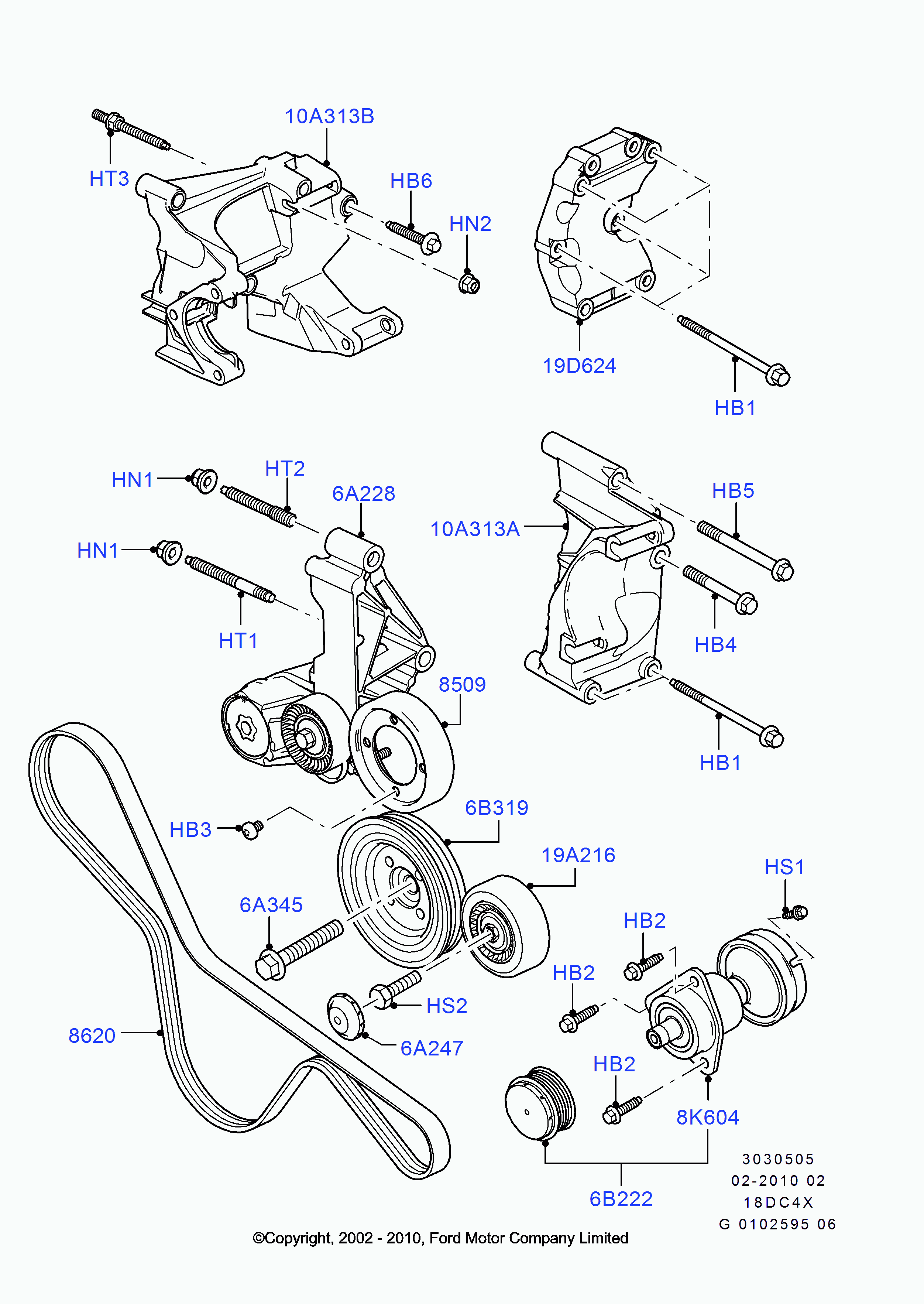 FORD 1494787 - Moniurahihna inparts.fi