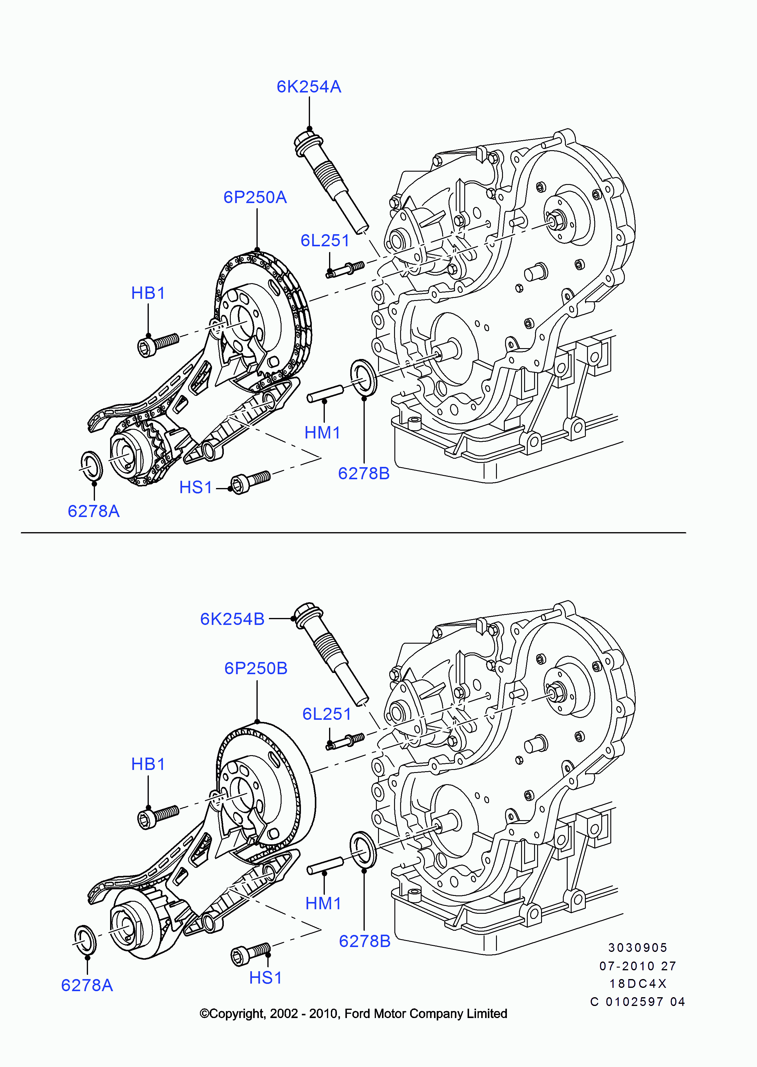 FORD 1562232 - Hihnankiristin, hammashihnat inparts.fi