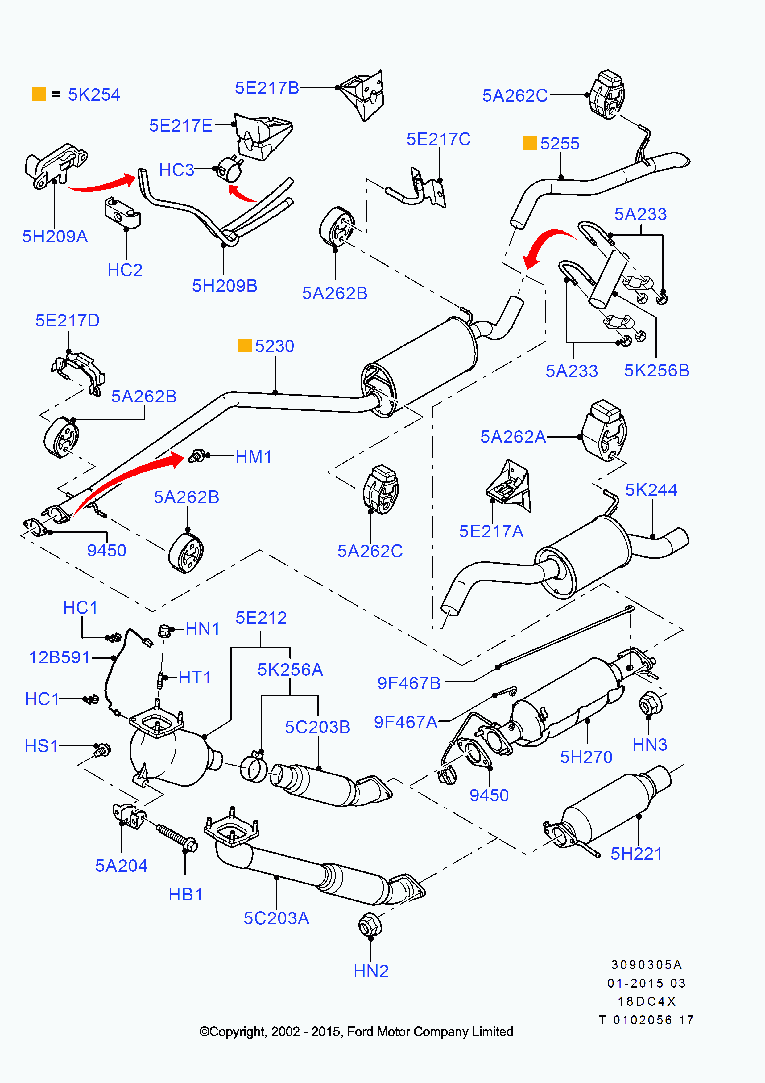 FORD 1 118 220 - Laakerin holkki, vakaaja inparts.fi