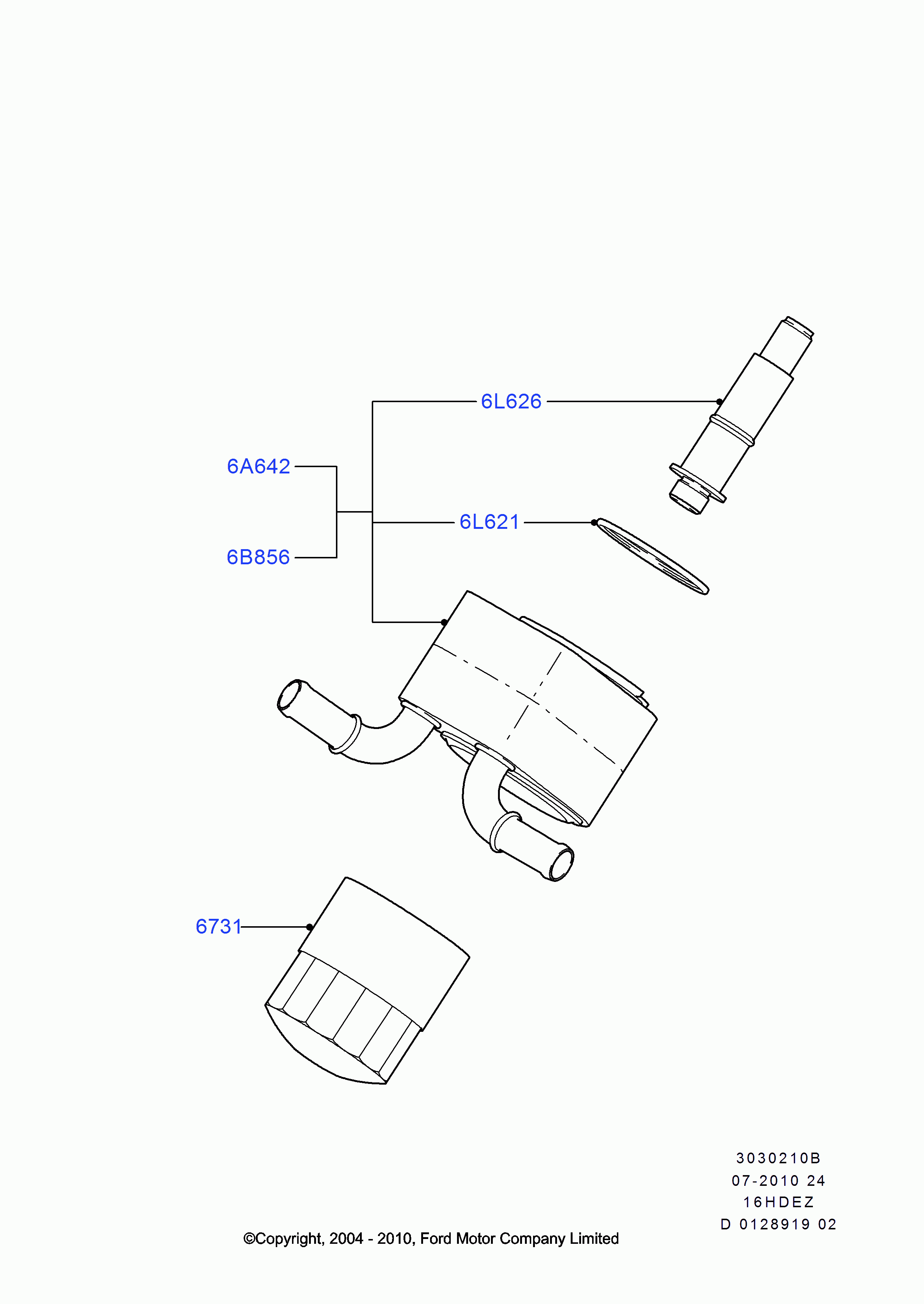 FORD 1852773 - Moottoriöljyn jäähdytin inparts.fi