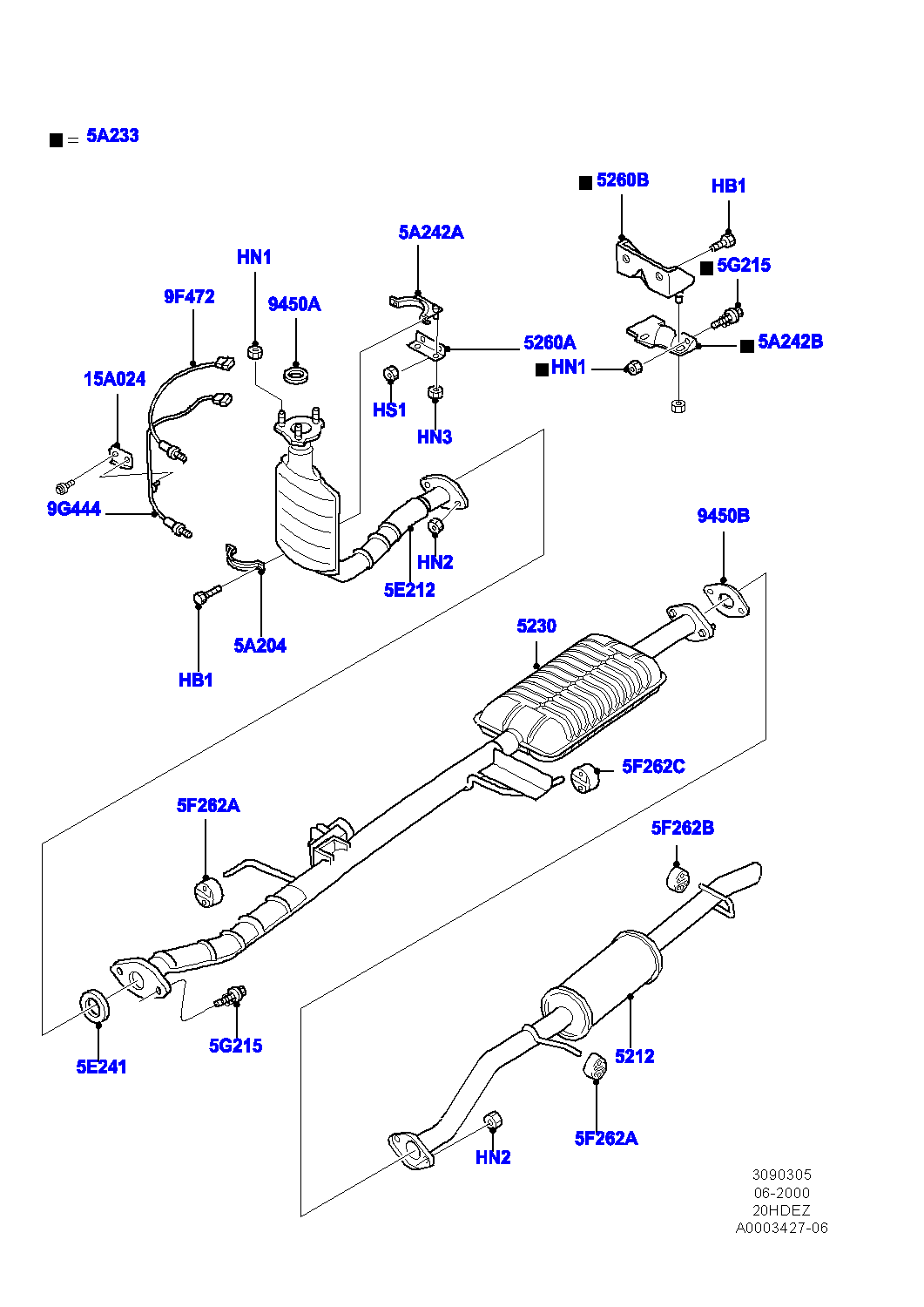 FORD 4080509 - Lambdatunnistin inparts.fi