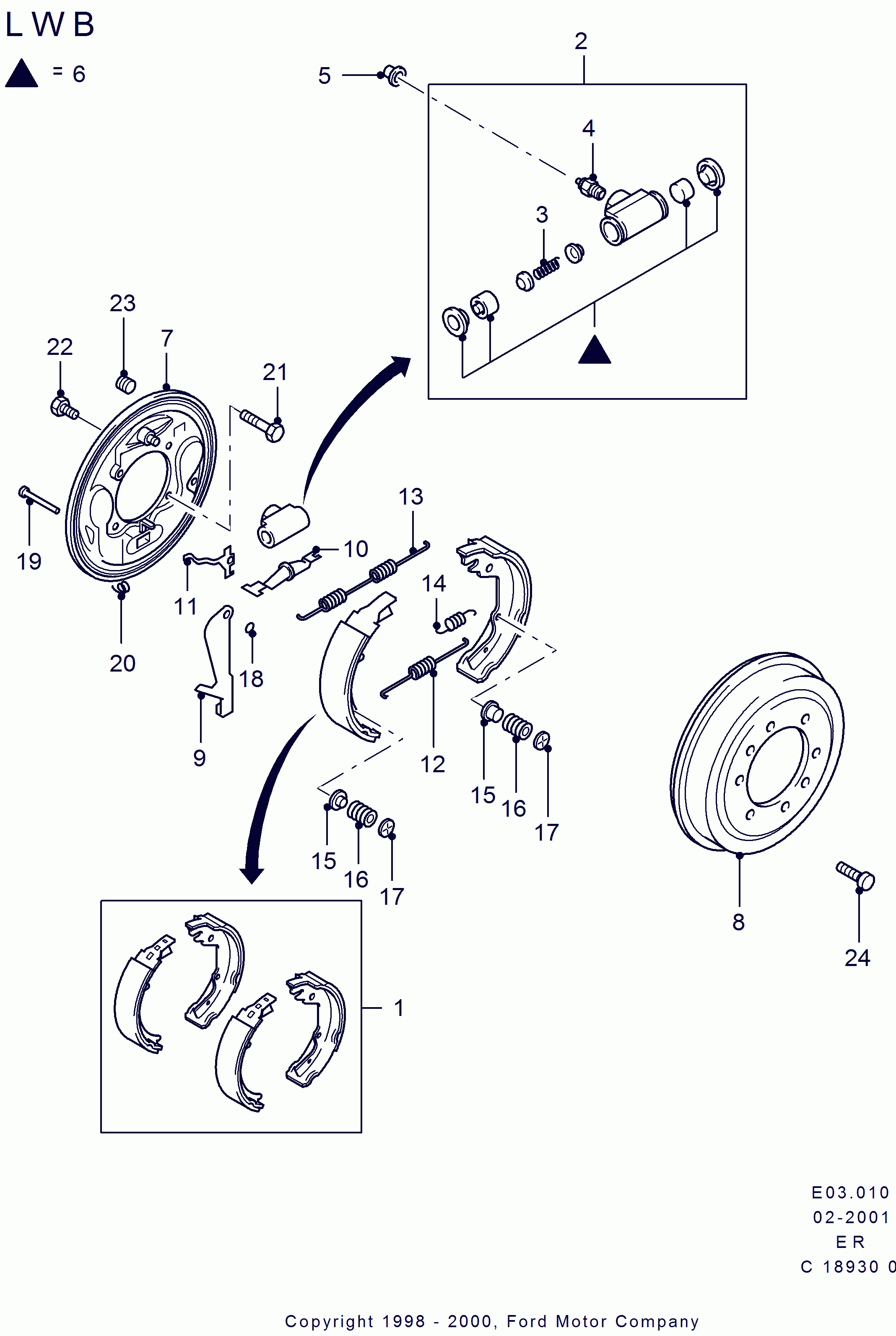 FORD 4509601 - Jarrukenkäsarja inparts.fi