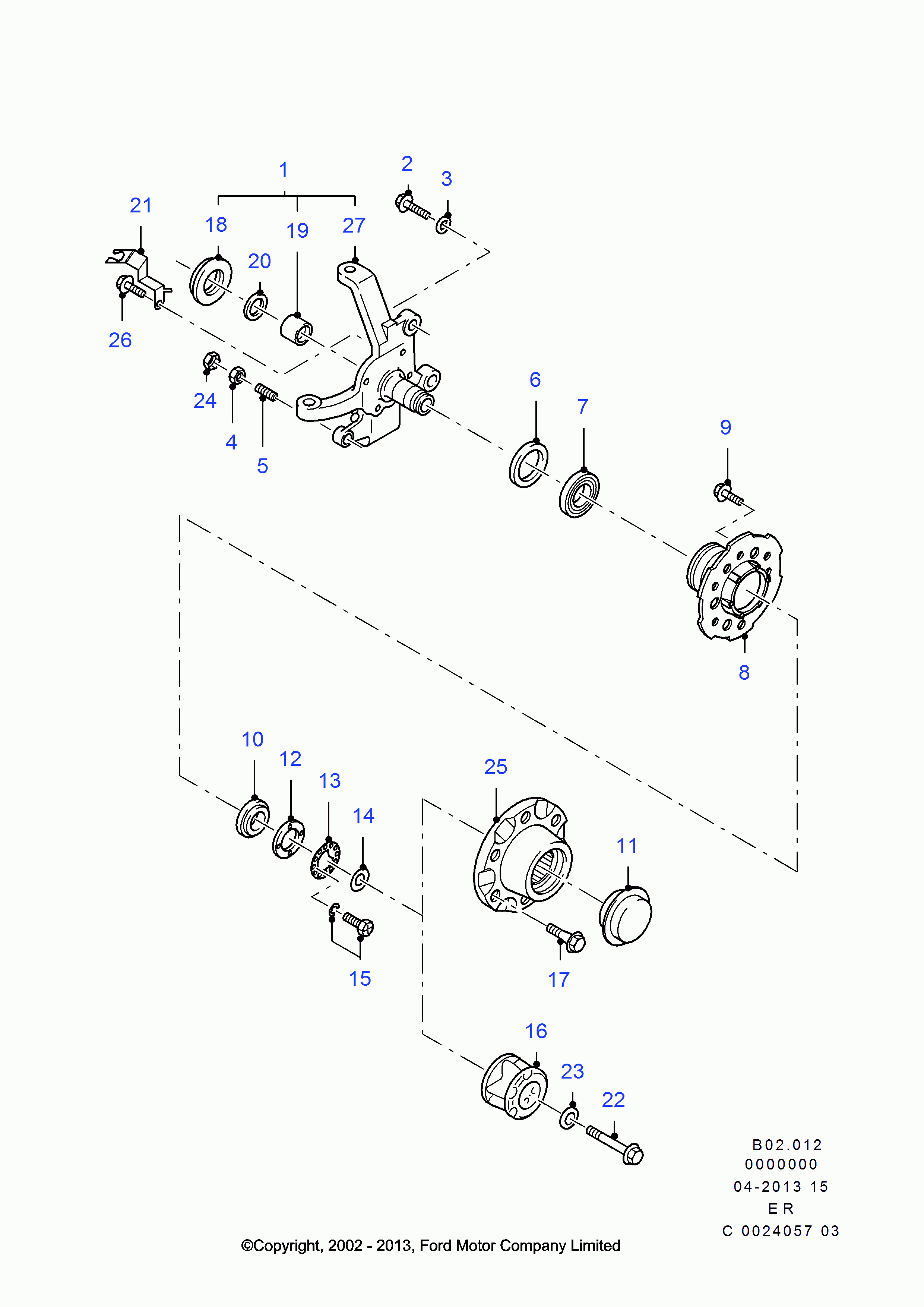 FORD 3669059 - Akselitiiviste, pyörän napa inparts.fi