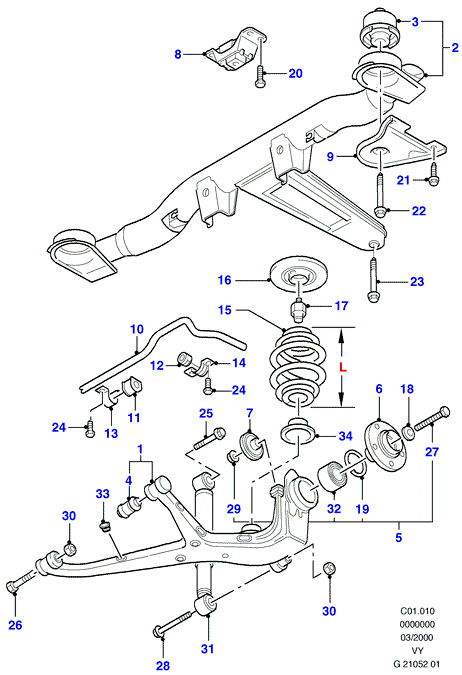 FORD 1058676 - Iskunvaimennin inparts.fi