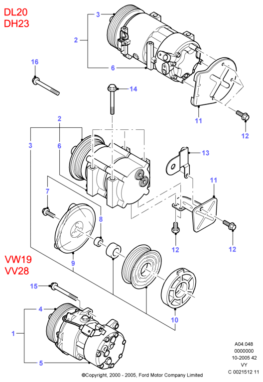 Seat 1458685 - Kompressori, ilmastointilaite inparts.fi