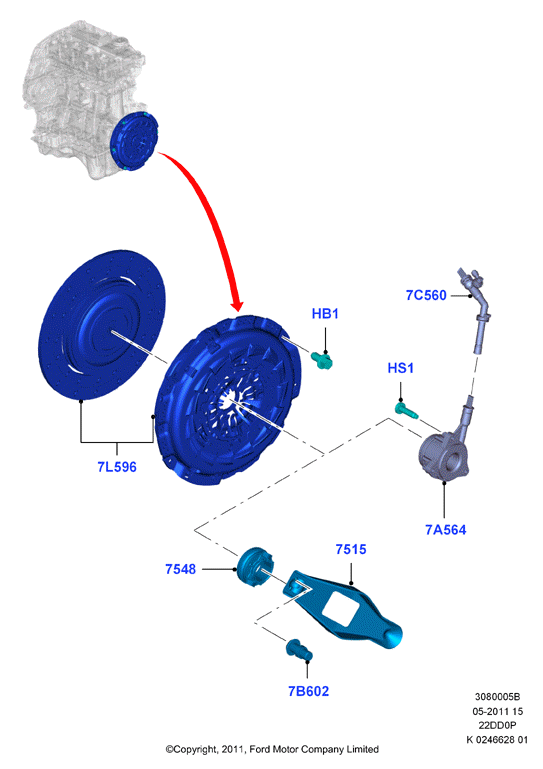 FORD 4412070 - Irroituslaakeri inparts.fi