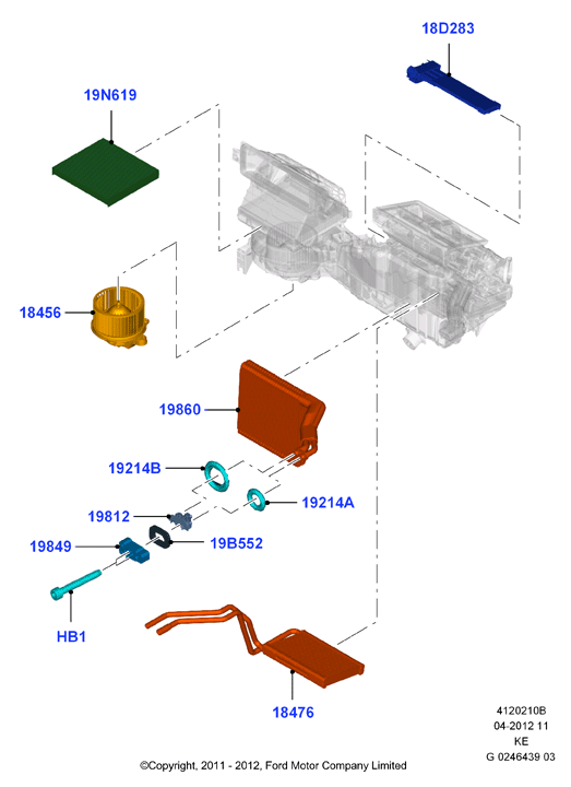 FORD 1718 237 - Suodatin, sisäilma inparts.fi