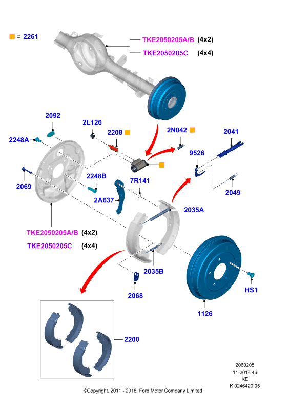 FORD 1717334 - Jarrusylinteri inparts.fi