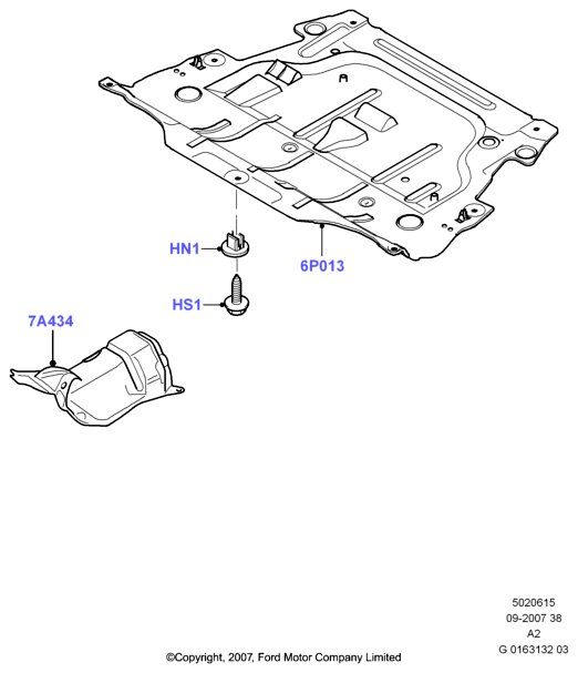 FORD 1 682 940 - Moottorikoppa inparts.fi