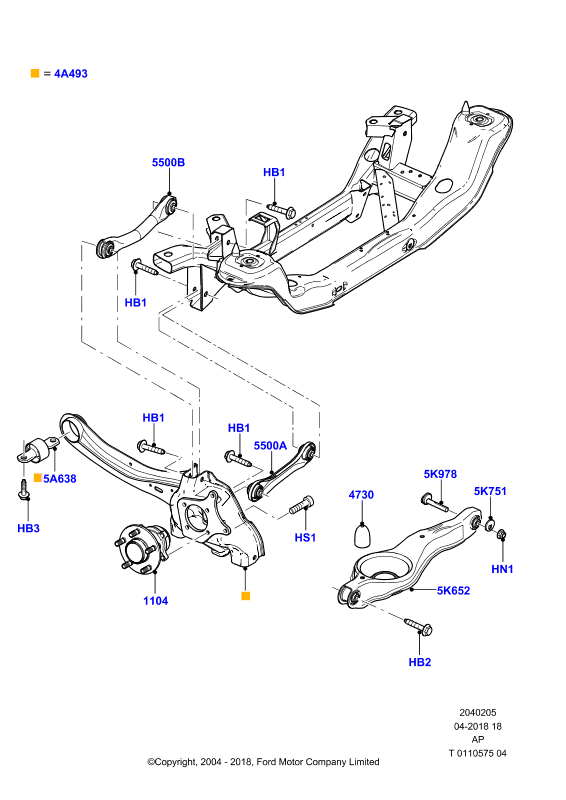 FORD 1 357 319 - Tukivarsi, pyöräntuenta inparts.fi