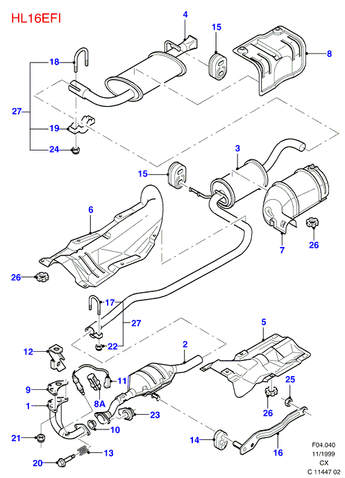 FORD 6 120 254 - Laakerin holkki, vakaaja inparts.fi