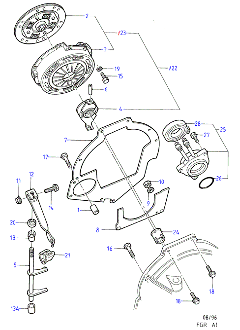 FORD 5022644 - Kytkinpaketti inparts.fi