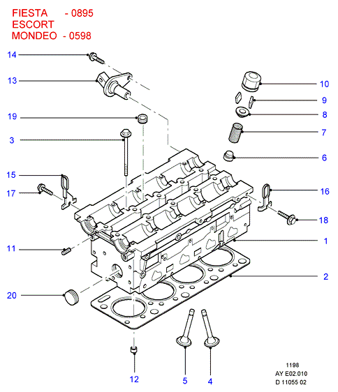 FORD 6 742 922 - Imuventtiili inparts.fi