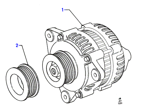 FORD 7 276 001 - Laturi inparts.fi