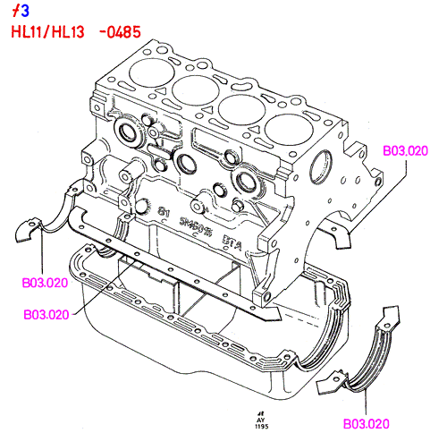 FORD 5 028 483 - Tiivistesarja, kampikammio inparts.fi