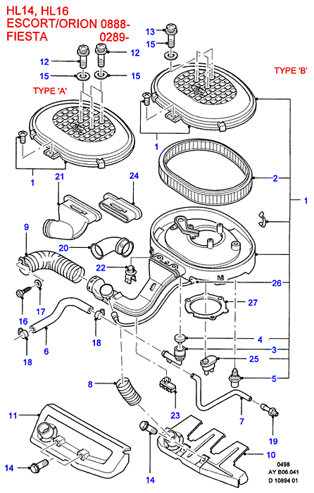 FORD 6162 294 - Ilmansuodatin inparts.fi