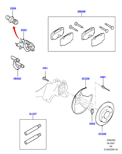 FORD 1075565 - Jarrupala, levyjarru inparts.fi