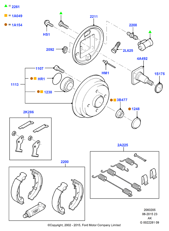 FORD 1201568 - Pyöränlaakerisarja inparts.fi